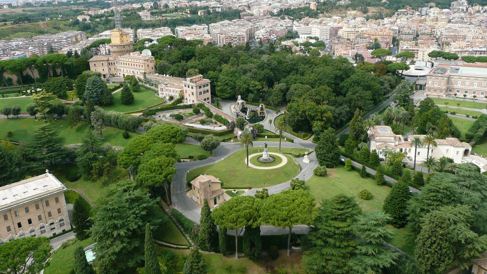 Vue des jardins de la Cité du Vatican (Photo: Flickr/Andrew/CC BY 2.0)