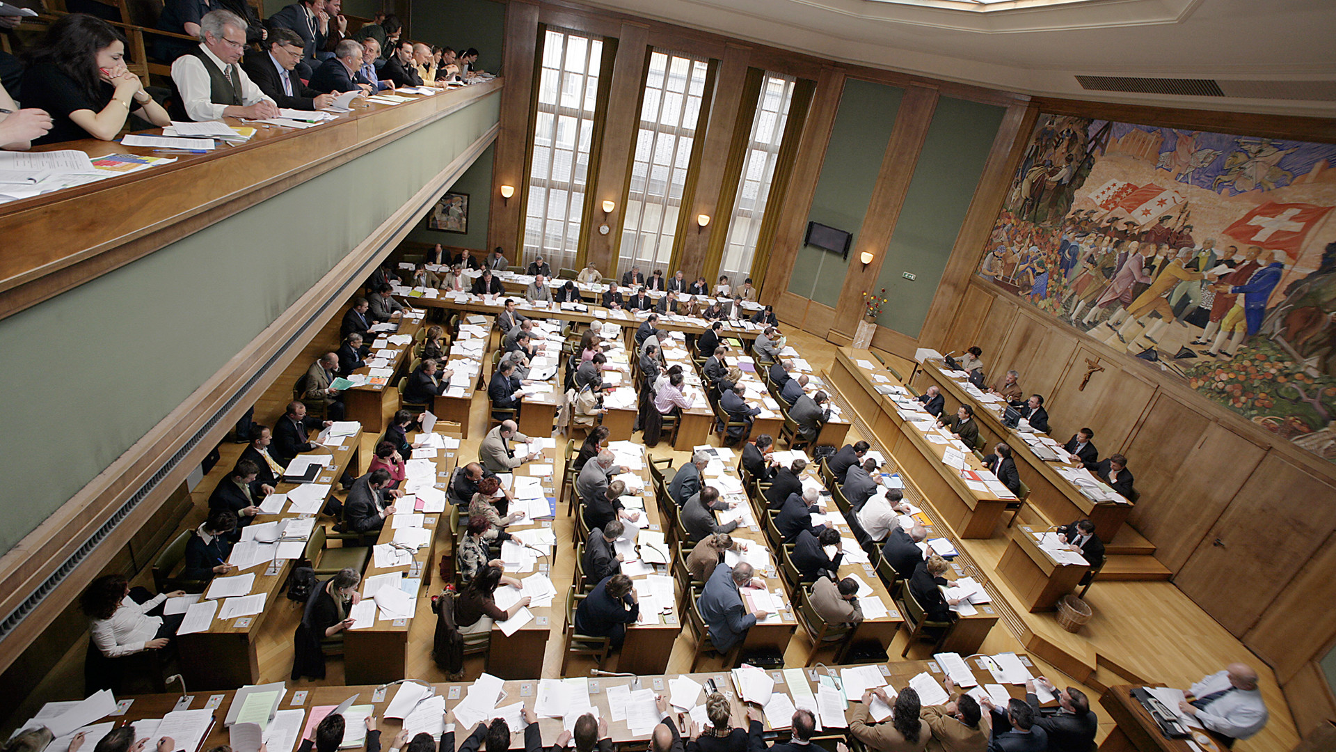 Les députés valaisans ne seront pas contraints à déclarer leur appartenance  à une loge maçonnique (Photo: Keystone)