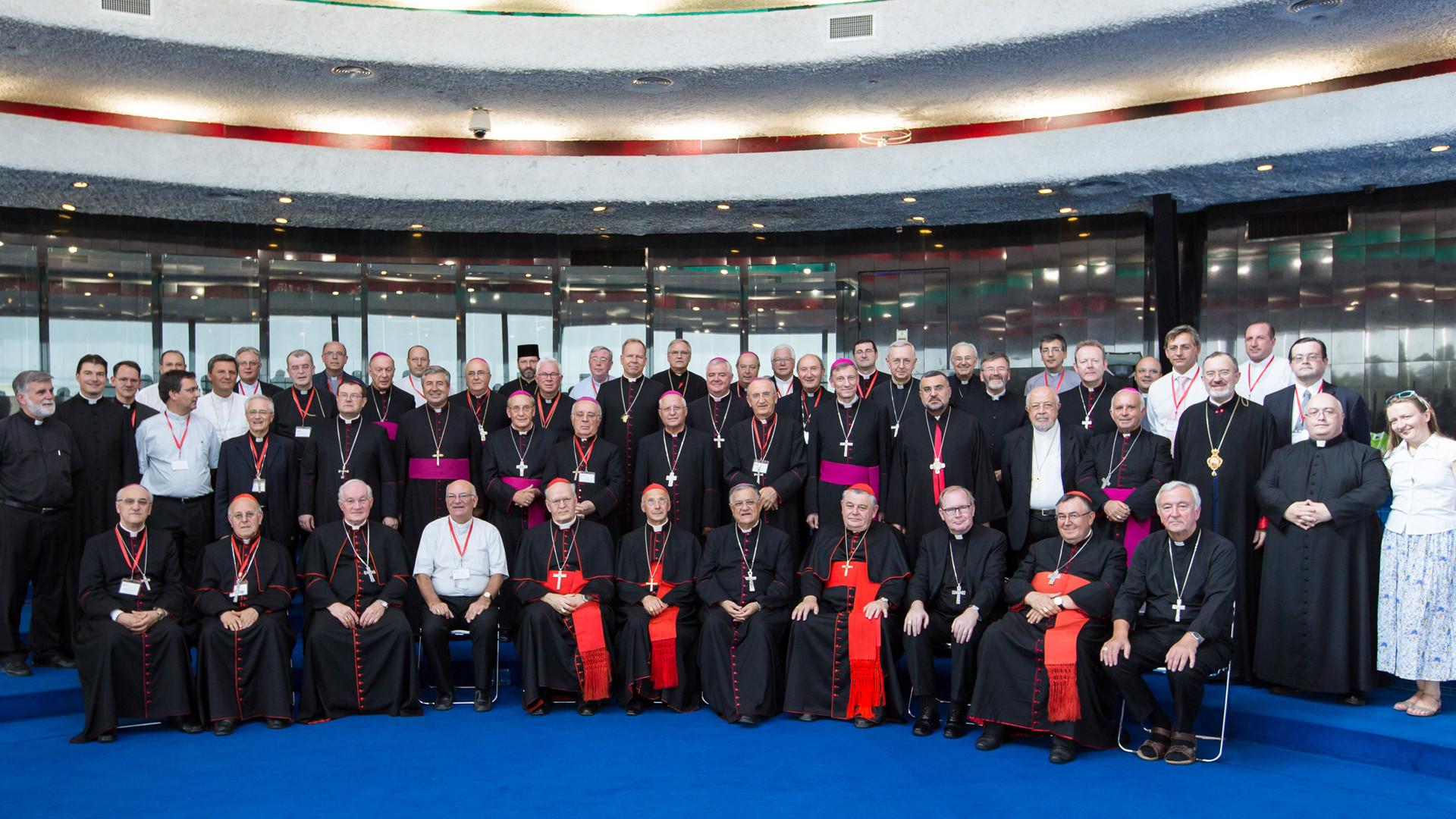 Les évêques du Conseil des conférences épiscopales d'Europe reçus à Nazareth (photo Andrea Krogmann)