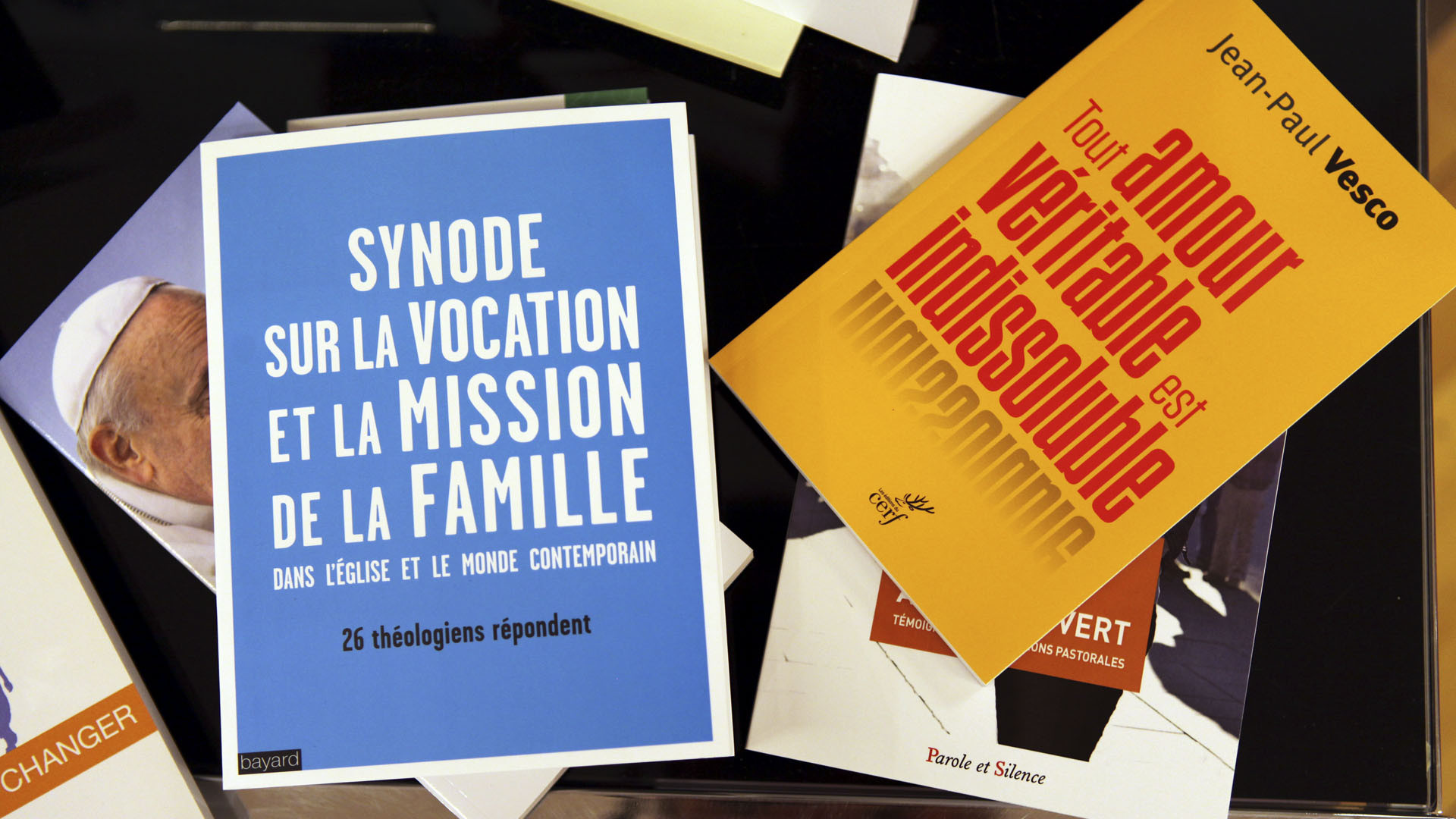 Librairie. Bibliographie dédiée au synode sur la famille. (Photo: Bernard Hallet)