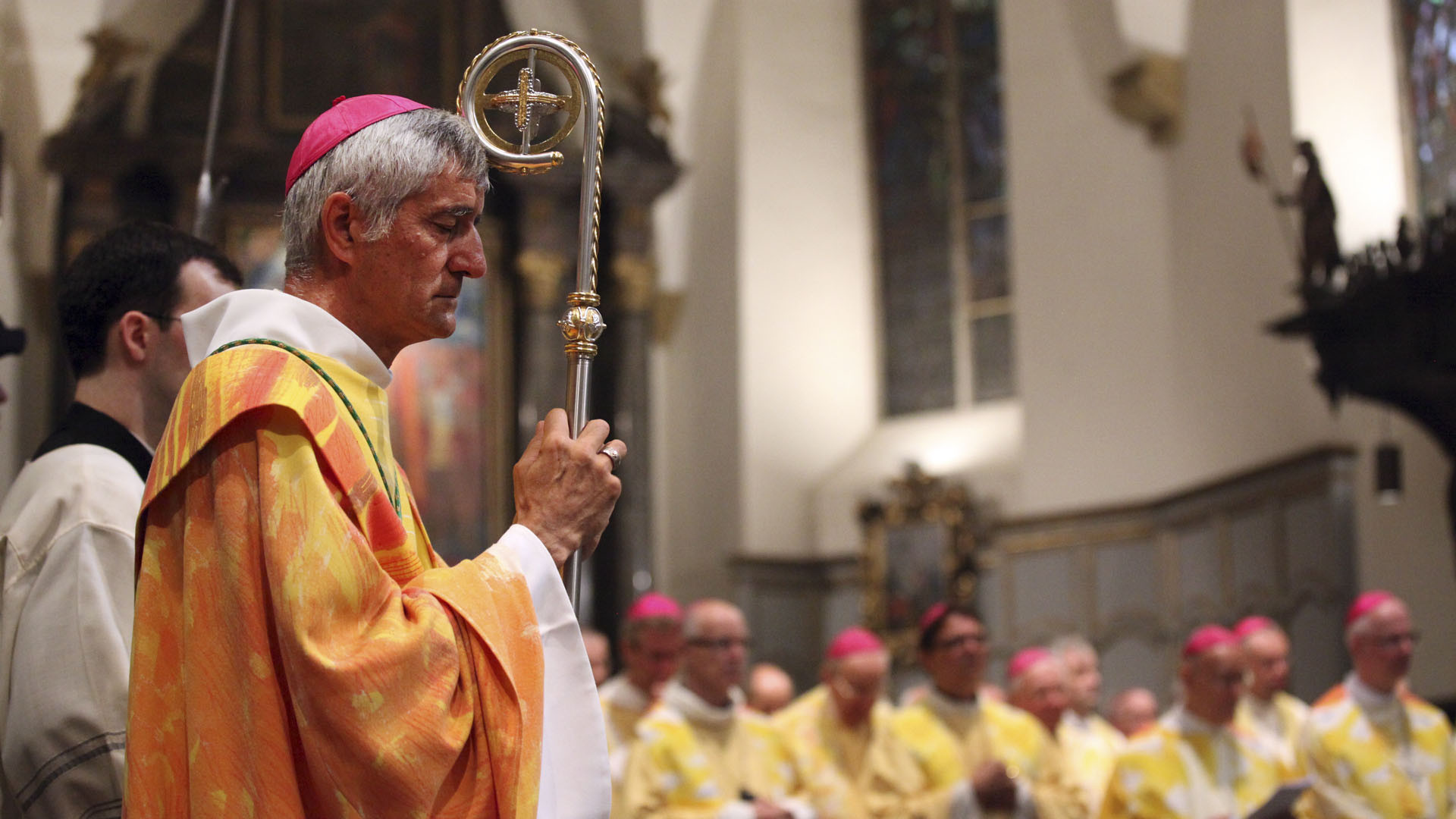 Mgr Jean-Marie Lovey, évêque de Sion (Photo: Bernard Hallet)