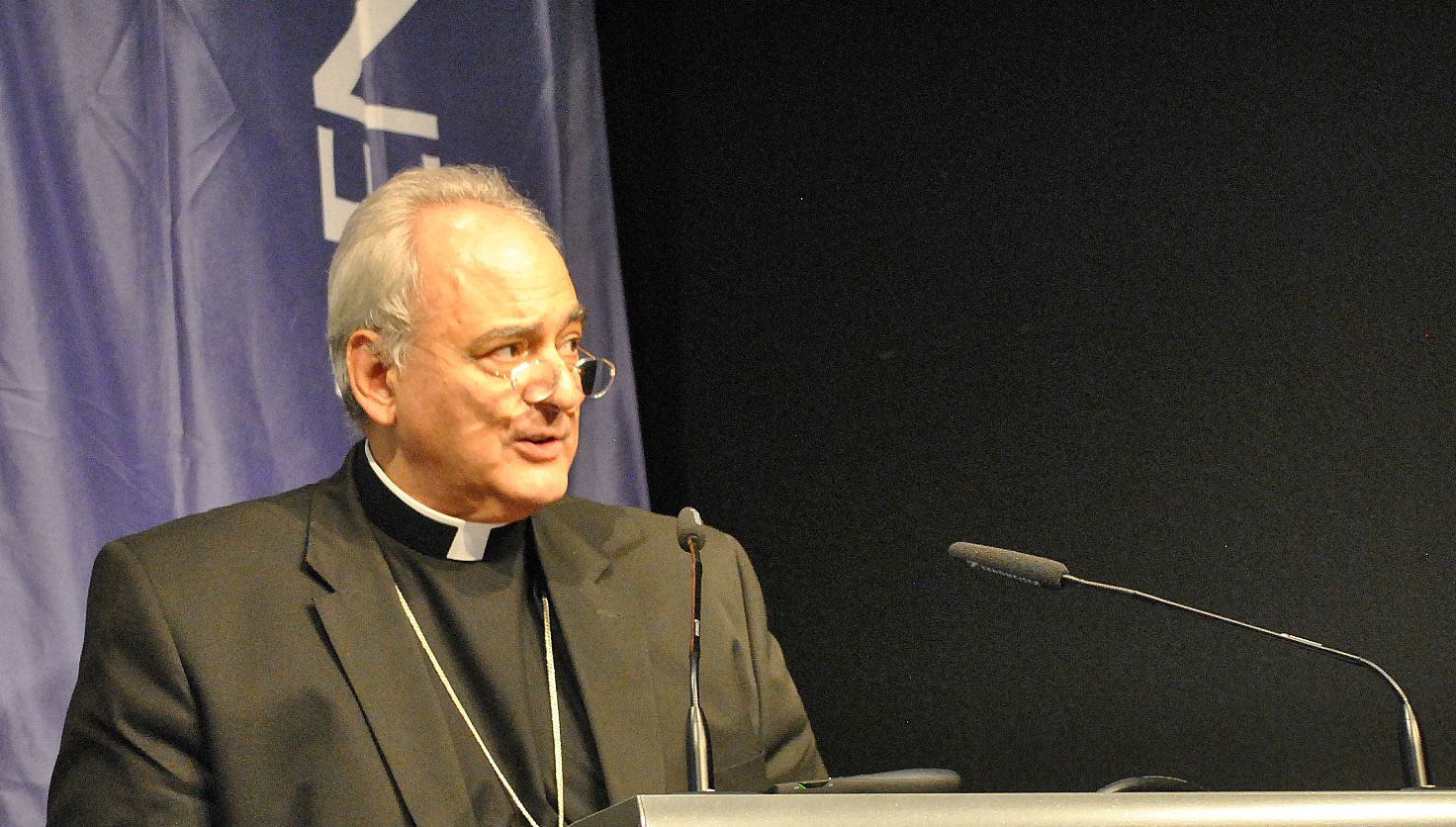 Mgr Marcelo Sanchez Sorondo a été l'une des chevilles-ouvrières de Laudato Si' (Photo: Raphaël Zbinden)