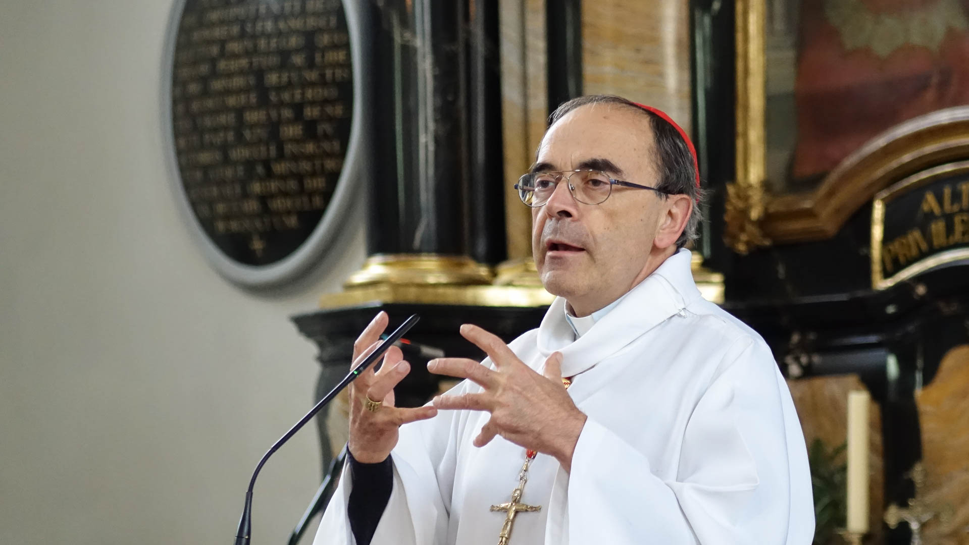 Le cardinal Philippe Barbarin, ancien archevêque de Lyon, primat des Gaules. | © Maurice Page 