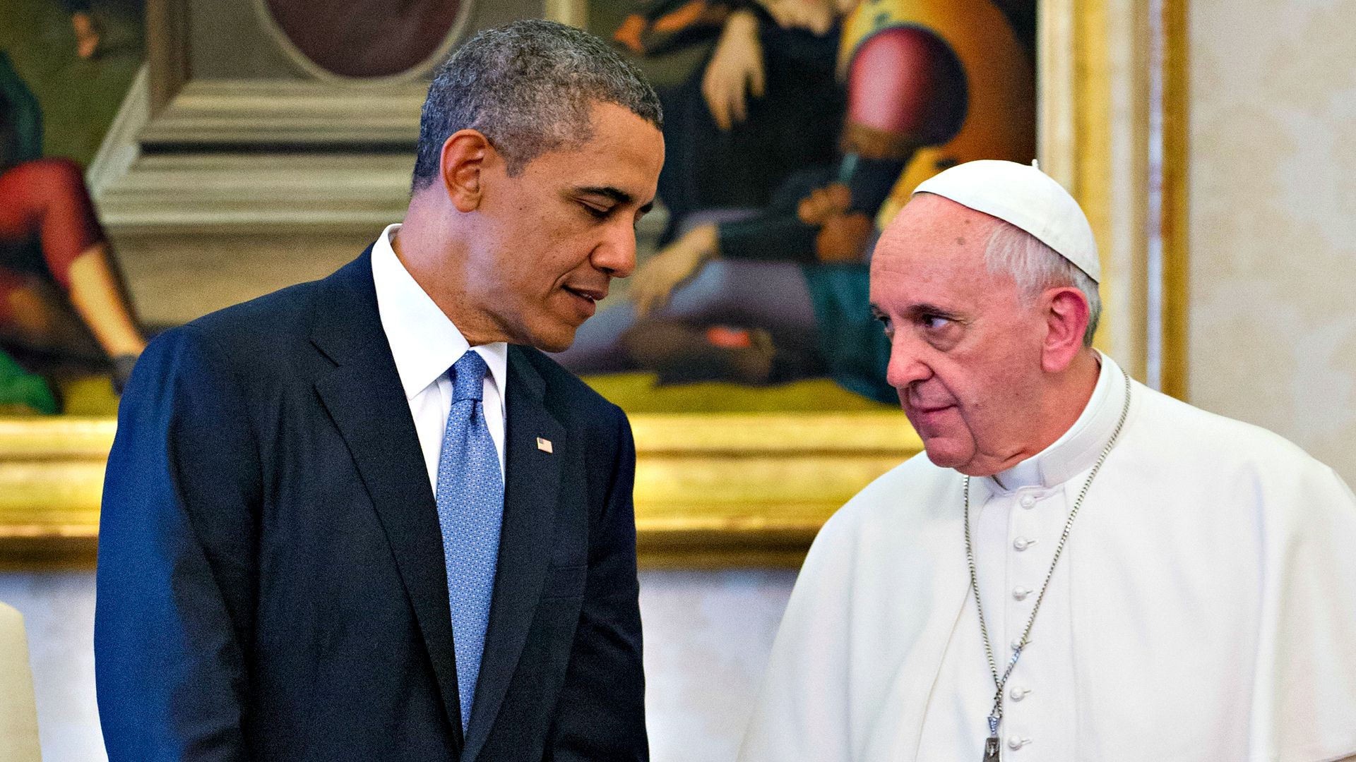Lors de son voyage aux Etats-Unis, en septembre 2015, le pape avait rencontré Barack Obama | © Keystone