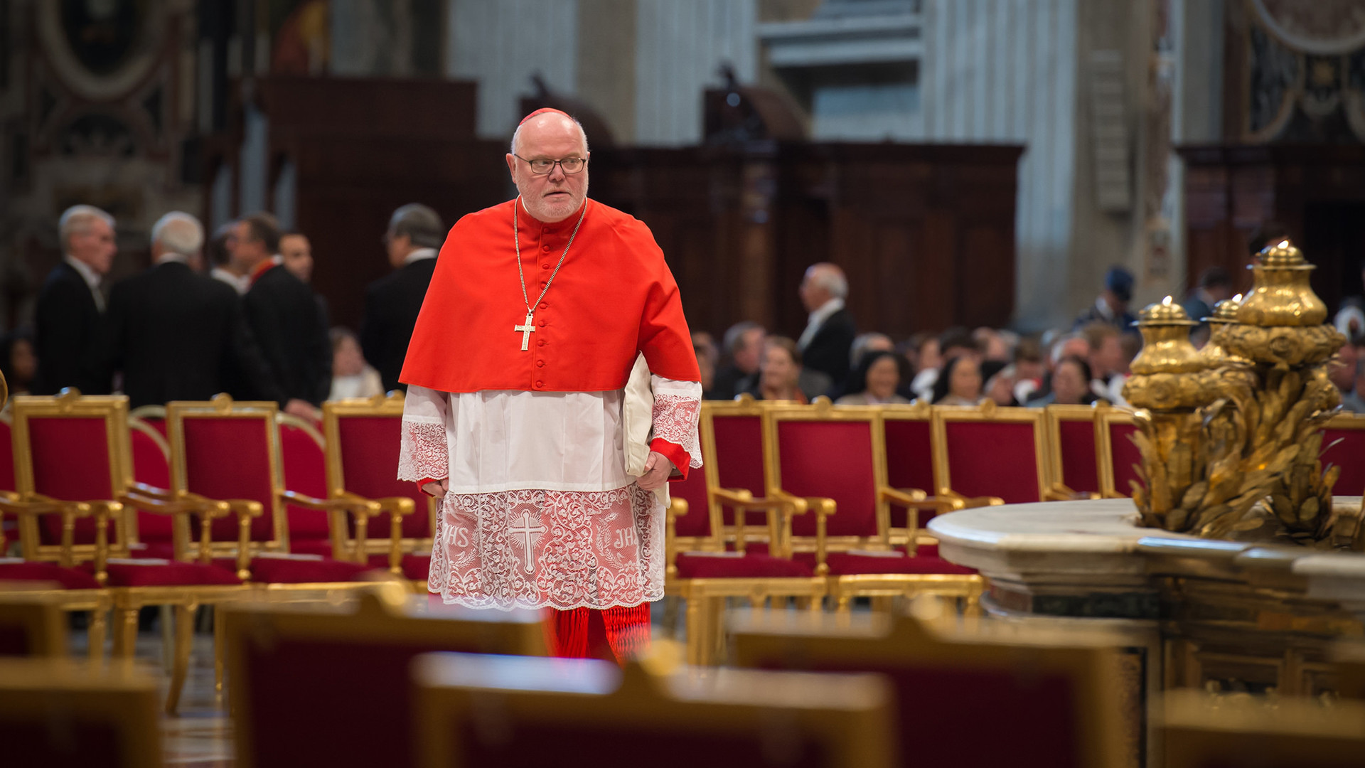 Le cardinal allemand Reinhard Marx, fin de la messe de conclusion du synode (Photo: flickr/catholicism/CC BY-NC-SA 2.0)