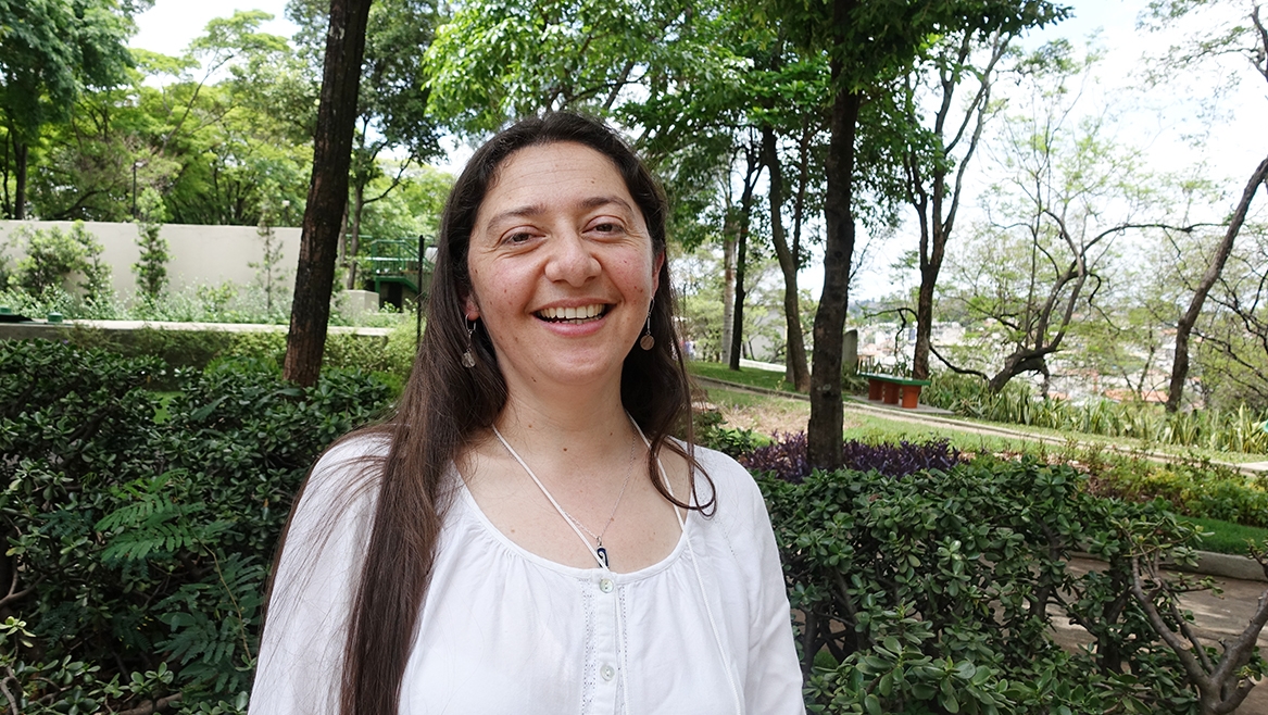 Andréa de Lourdes Castillo Munoz est une des participantes au 2e Congrès continental de théologie, à Belo Horizonte au Brésil (photo Jean-Claude Gerez)