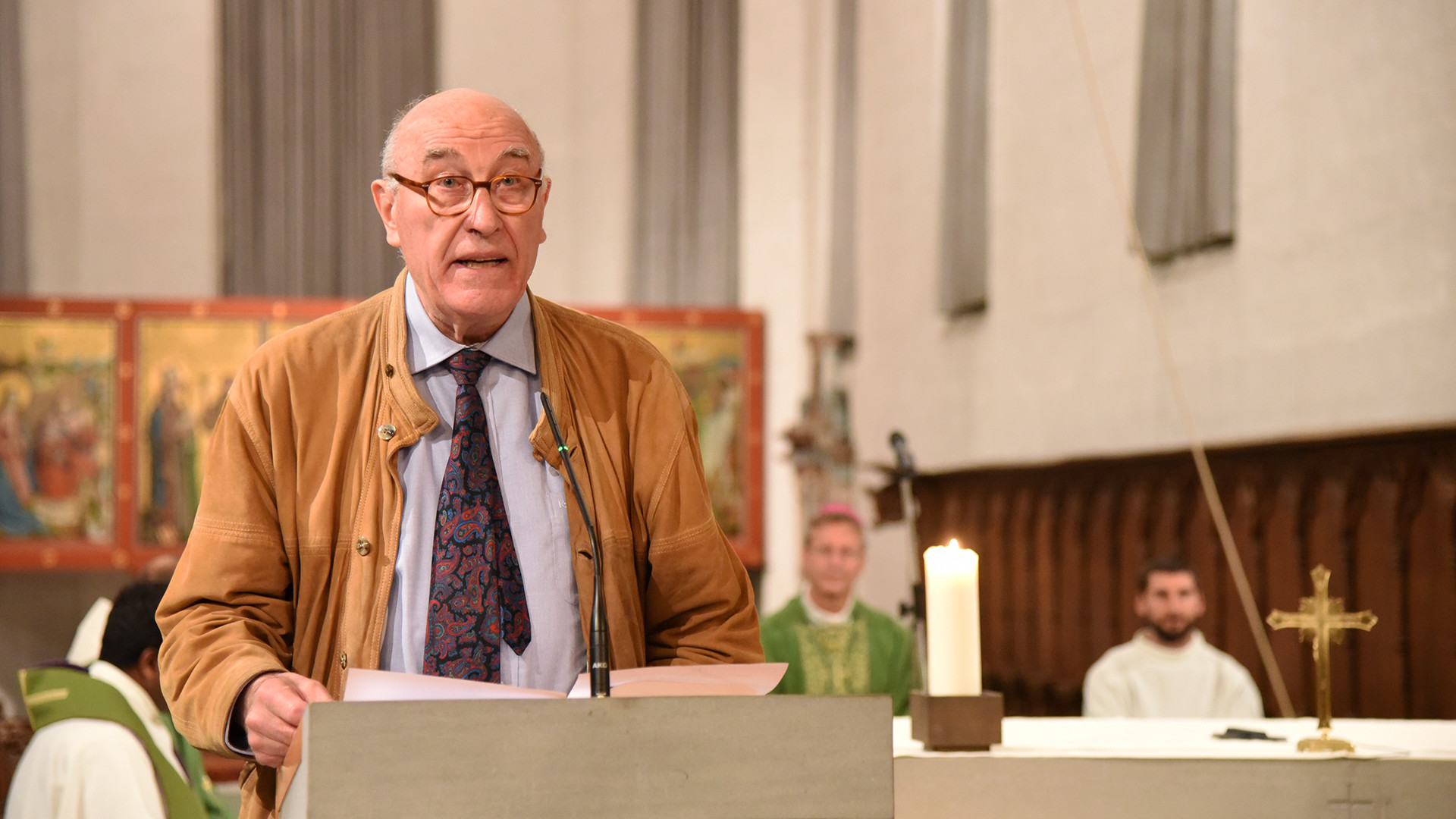 Charles-Henri de Roten, responsable de l'Adoration Perpétuelle de Fribourg pendant 12 ans | © Pierre Pistoletti