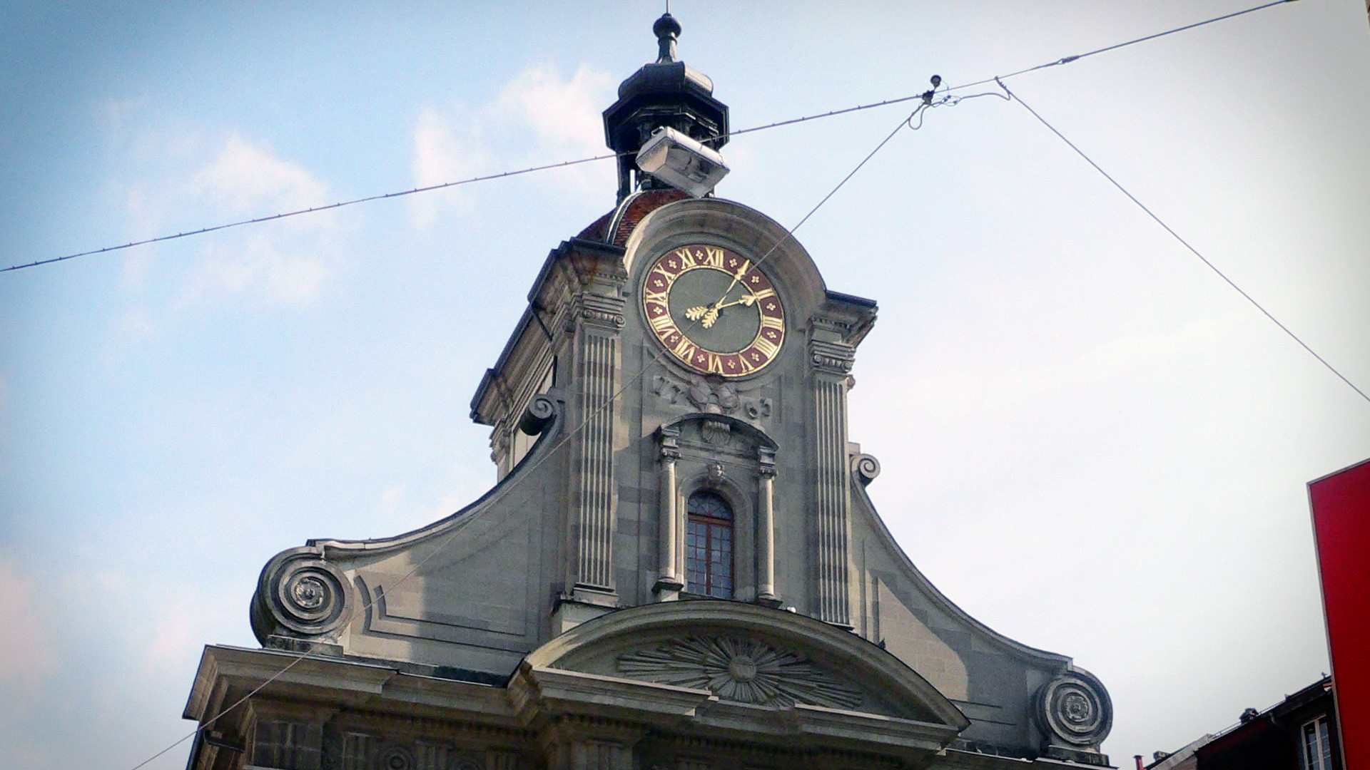 Le clocher de l'église Saint-Laurent de Lausanne | DR