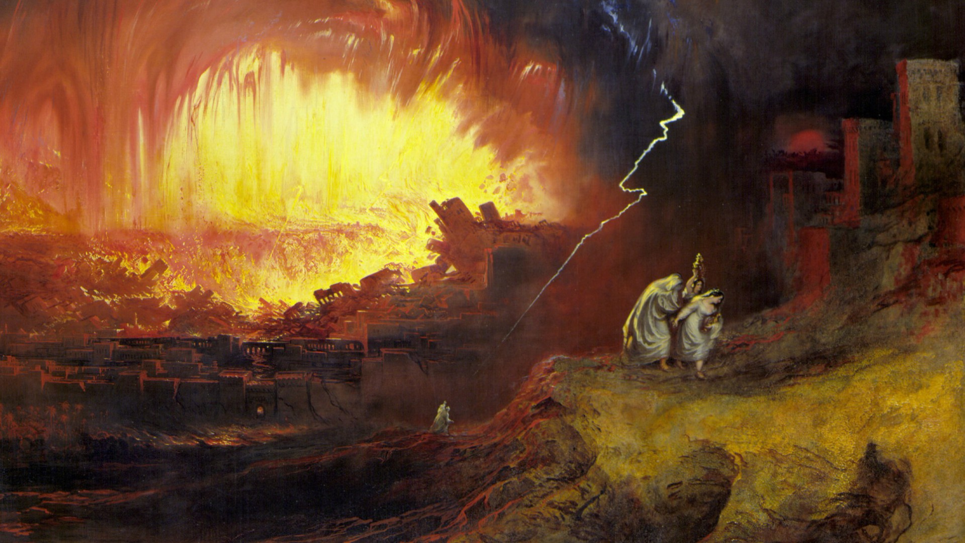 La destruction de Sodome et Gomorrhe (par John Martin, 1852)