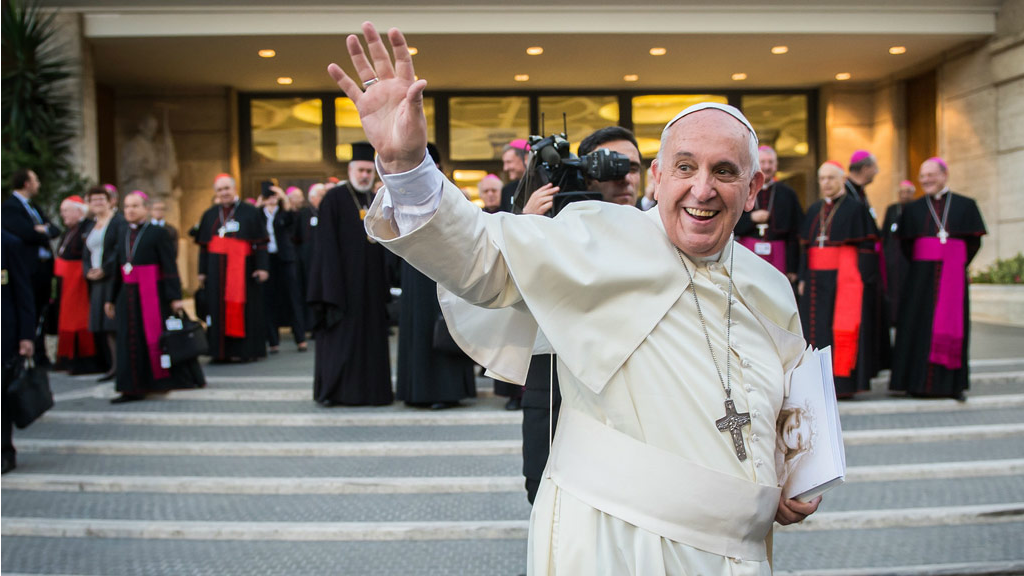 Le pape François au synode sur la famille 2014 (Photo:Catholic Church of England)