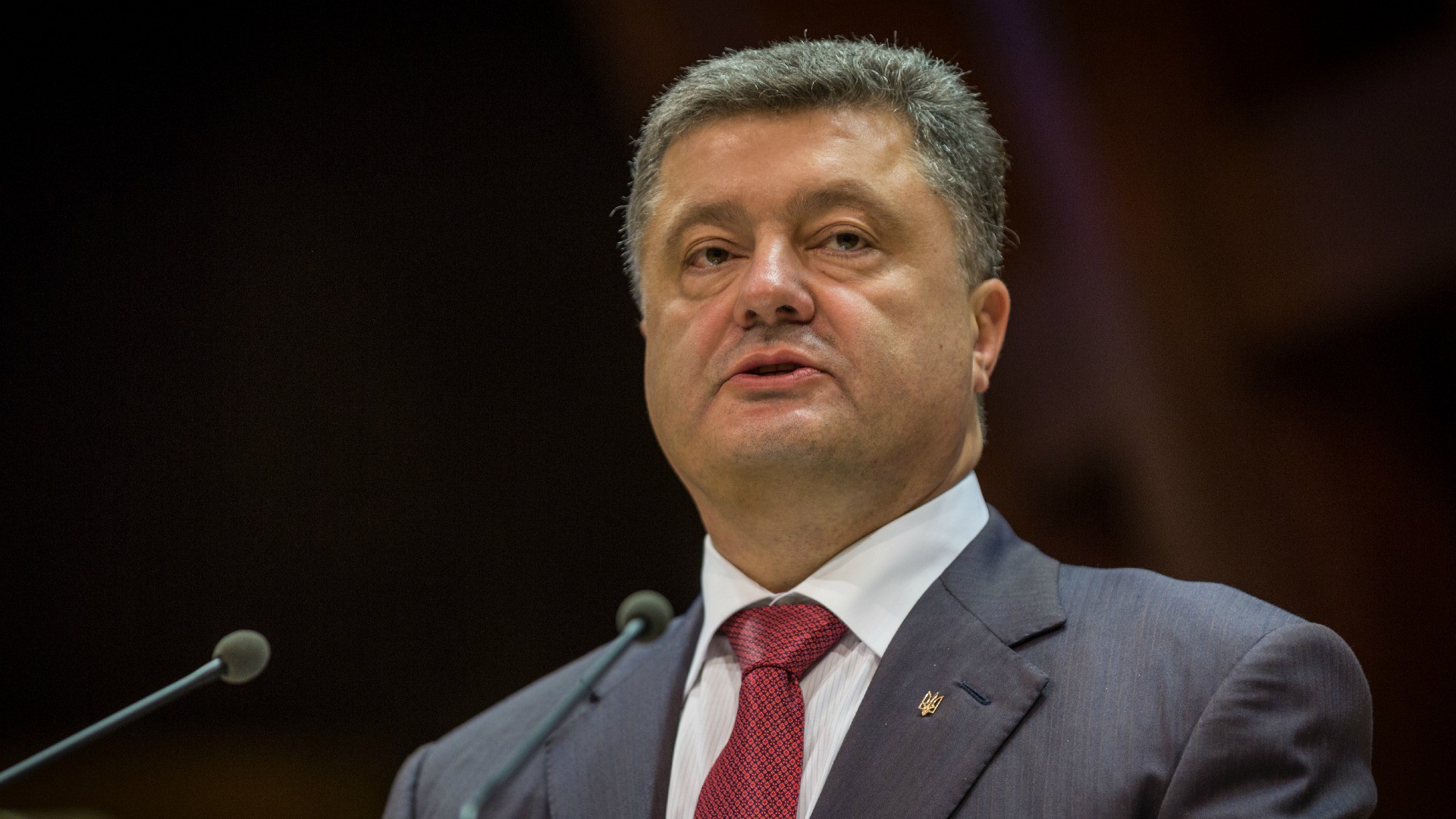 Le président de la république d’Ukraine Petro Porochenko, ici au Conseil de l'Europe. Strasbourg 26 juin 2014. (Photo: Wikimedia Commons/Claude Truong-Ngoc/cc-by-sa-3.0)