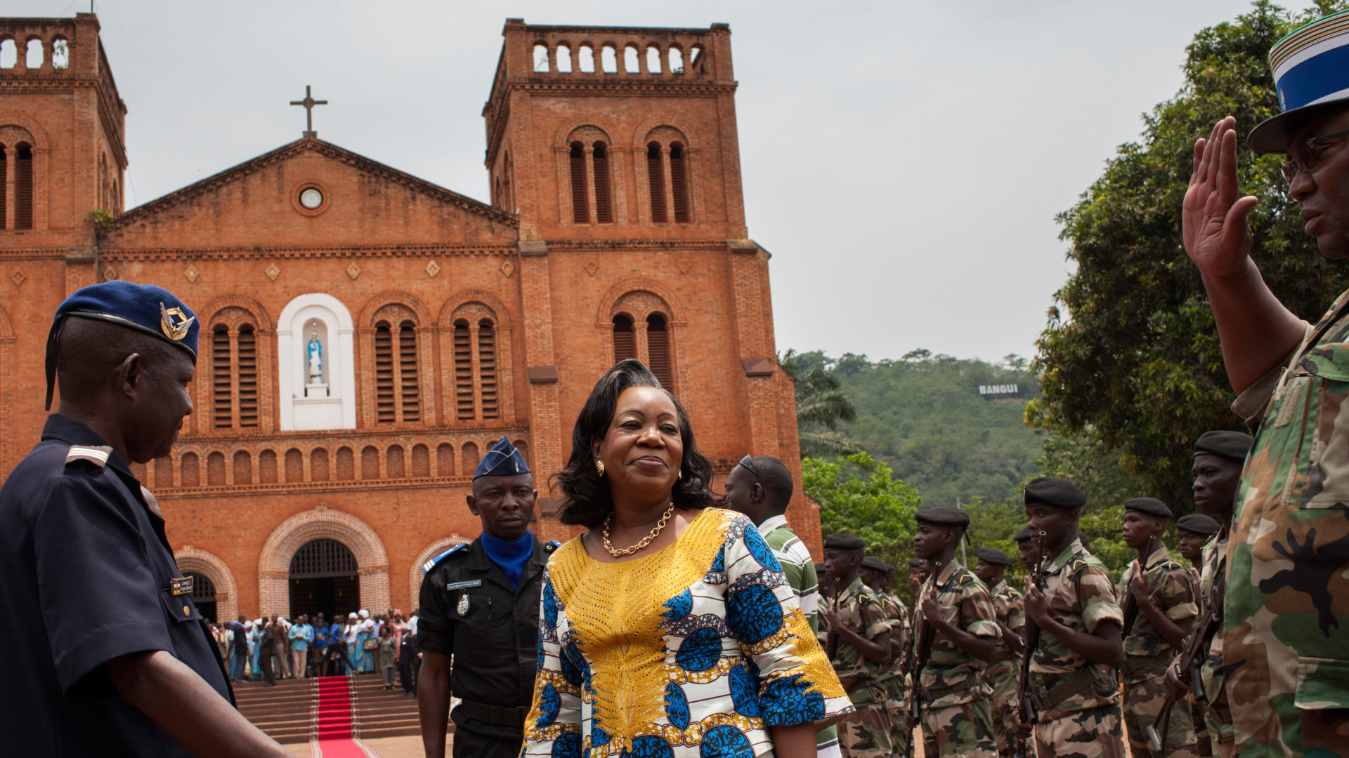 Le pape devrait ouvrir une "porte sainte" à la cathédrale de Bangui, en Centrafrique (Photo: Michael Christopher Brown/Keystone)
