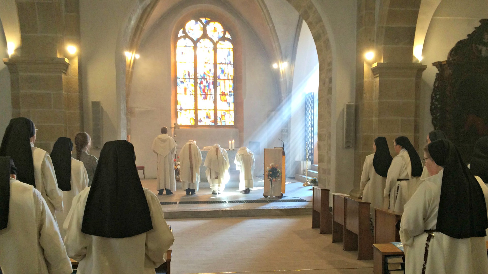 Frères et Soeurs de l'ordre des dominicains célèbrent le jubilé à Estavayer-le-Lac (Photo:ordre des dominicains)
