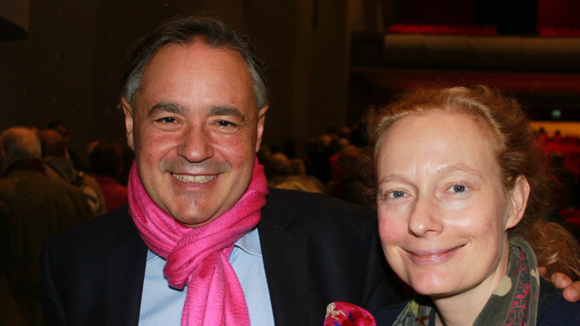 Marc et Florence de Leyritz, responsables des parcours Alpha pour l'Eglise catholique, au niveau mondial (Photo:Bernard Litzler)