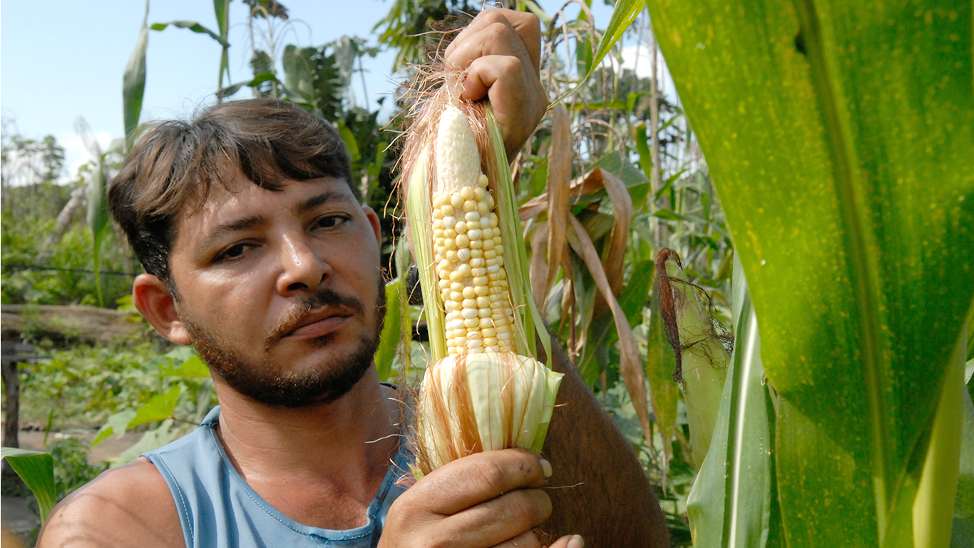 Un paysan du Lot83, à Anapu, en Amazonie brésilienne (Photo:Jean-Claude Gerez)