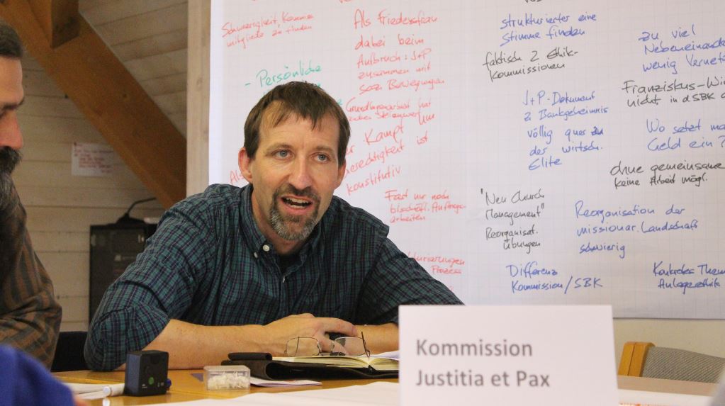 Thomas Wallimann, président ad interim de la Commission 'Justice et Paix' de la Conférence des évêques suisses (photo Sandro Bucher) 