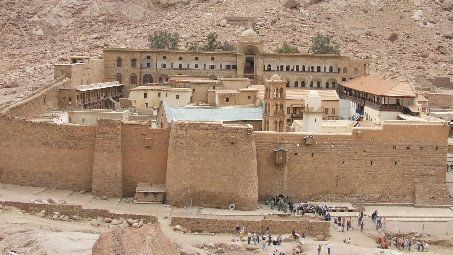Le monastère Sainte-Catherine, situé dans le Sinaï, en Egypte. (Photo: Flickr/Robin/CC BY 2.0)
