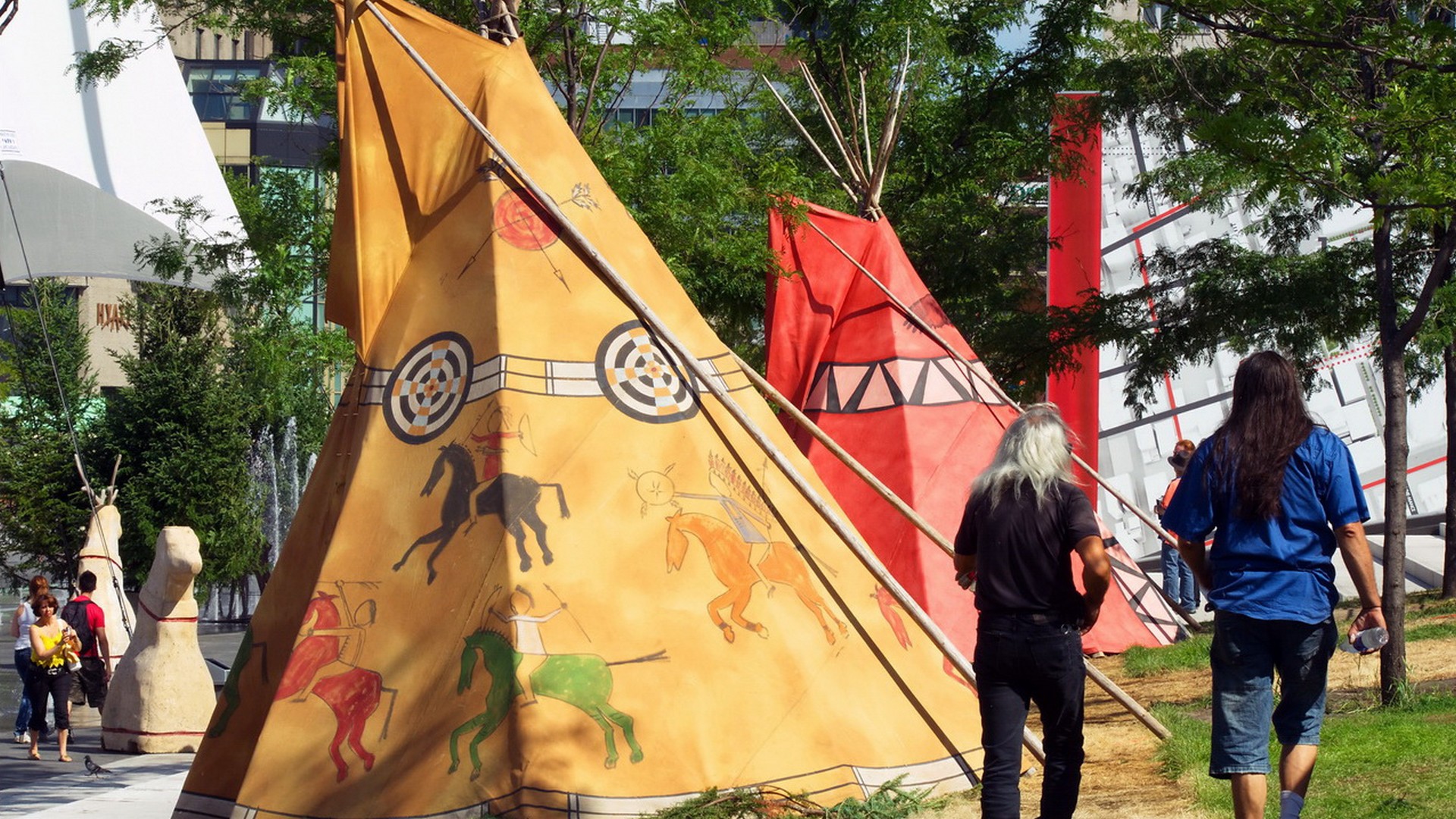 21e Festival Présence autochtone de Montréal en 2011 (photo http://lesbeautesdemontreal.com)
