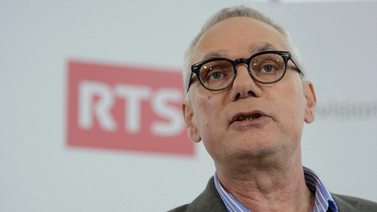 Gilles Pache, directeur des Programmes de la RTS (Photo:Martial Trezzini/Keystone)