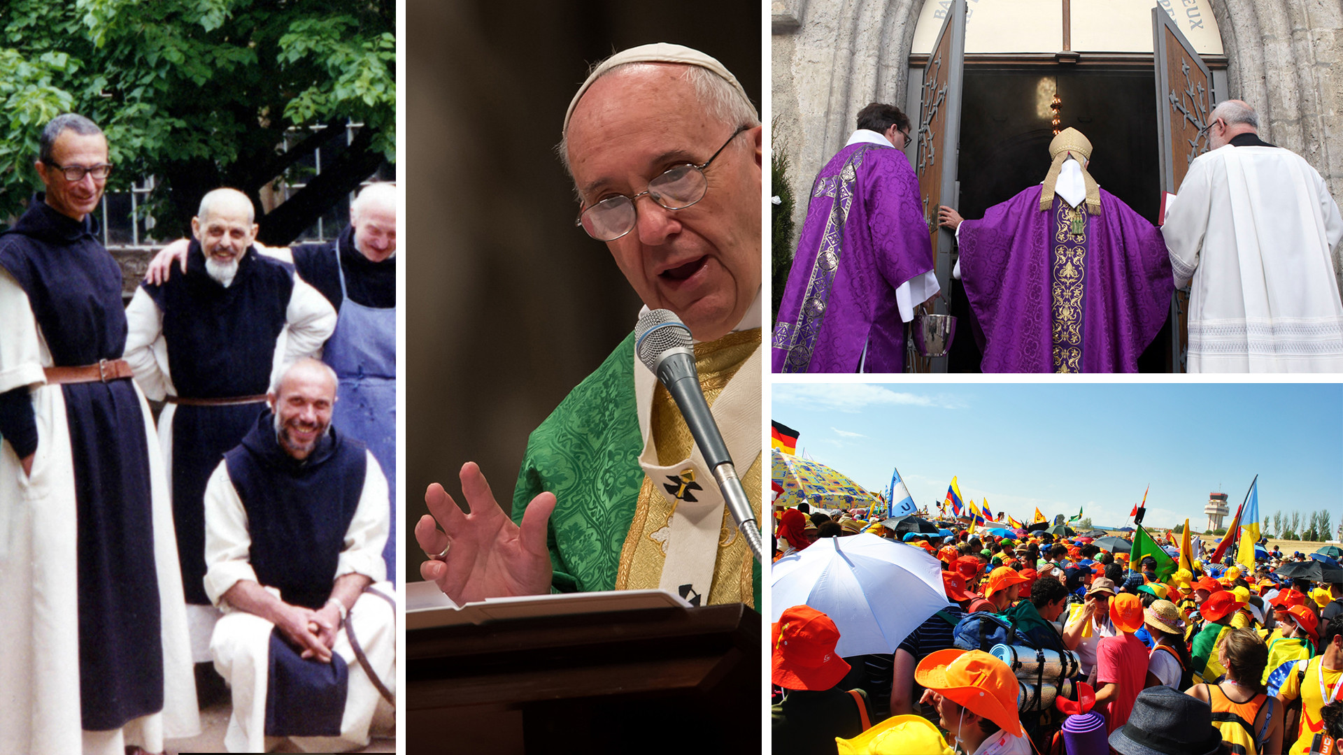 Les événements qui vont marquer l'Eglise en 2016 (montage: cath.ch)