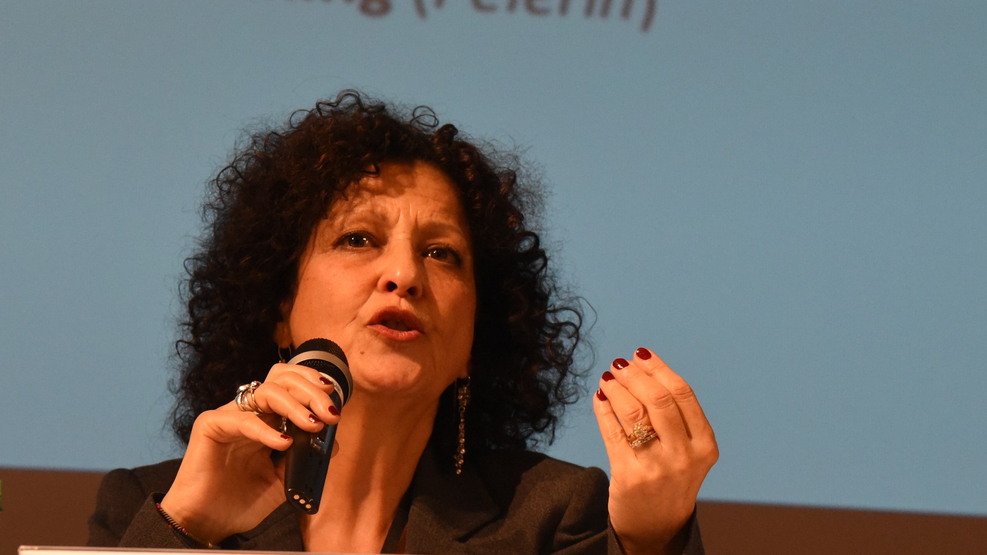 Karima Berger, écrivain, présidente de l'association "Ecriture et spiritualité" (photo Maurice Page) 