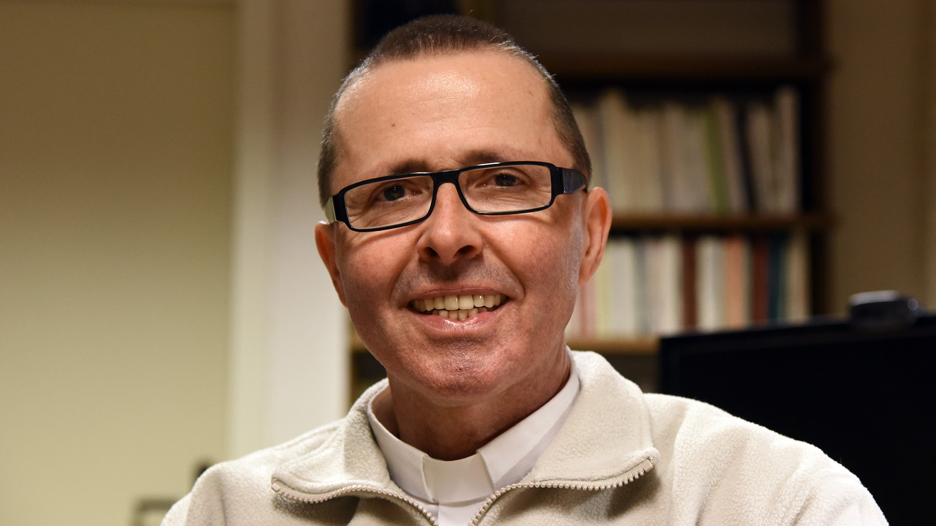 L'abbé Joël Pralong, directeur du Séminaire de Sion (Photo: Pierre PIstoletti)