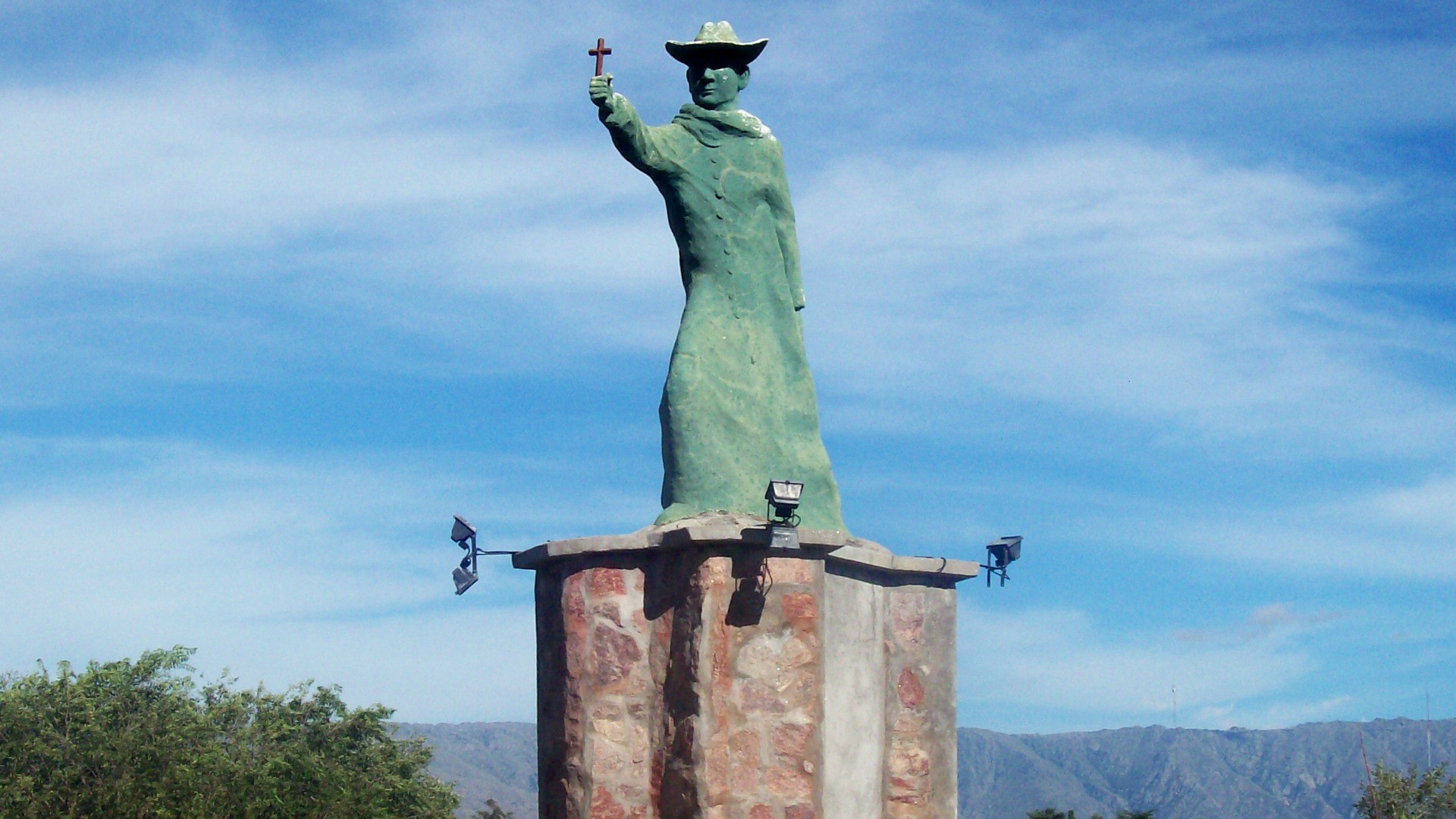 Statue du Père Brochero dans la province de Cordoba, en Argentine. (Photo: Roberto Fiadone/Wikimedia Commons)