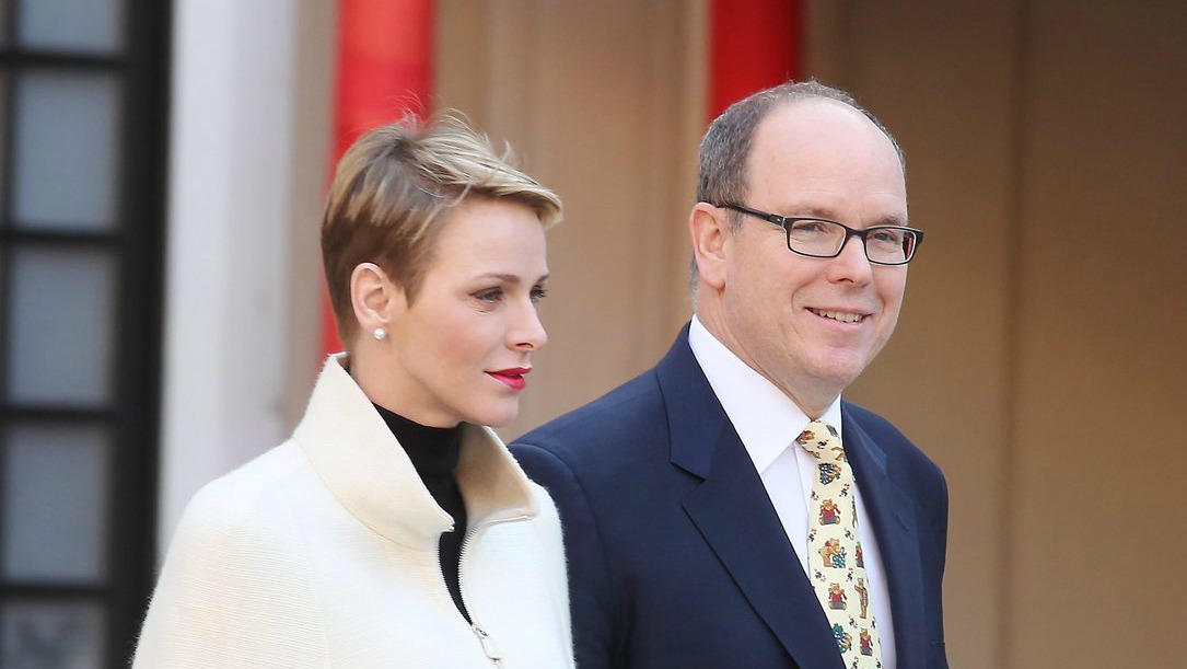 Charlène et Albert II de Monaco (Photo:Cyril Dodergny/Keystone)