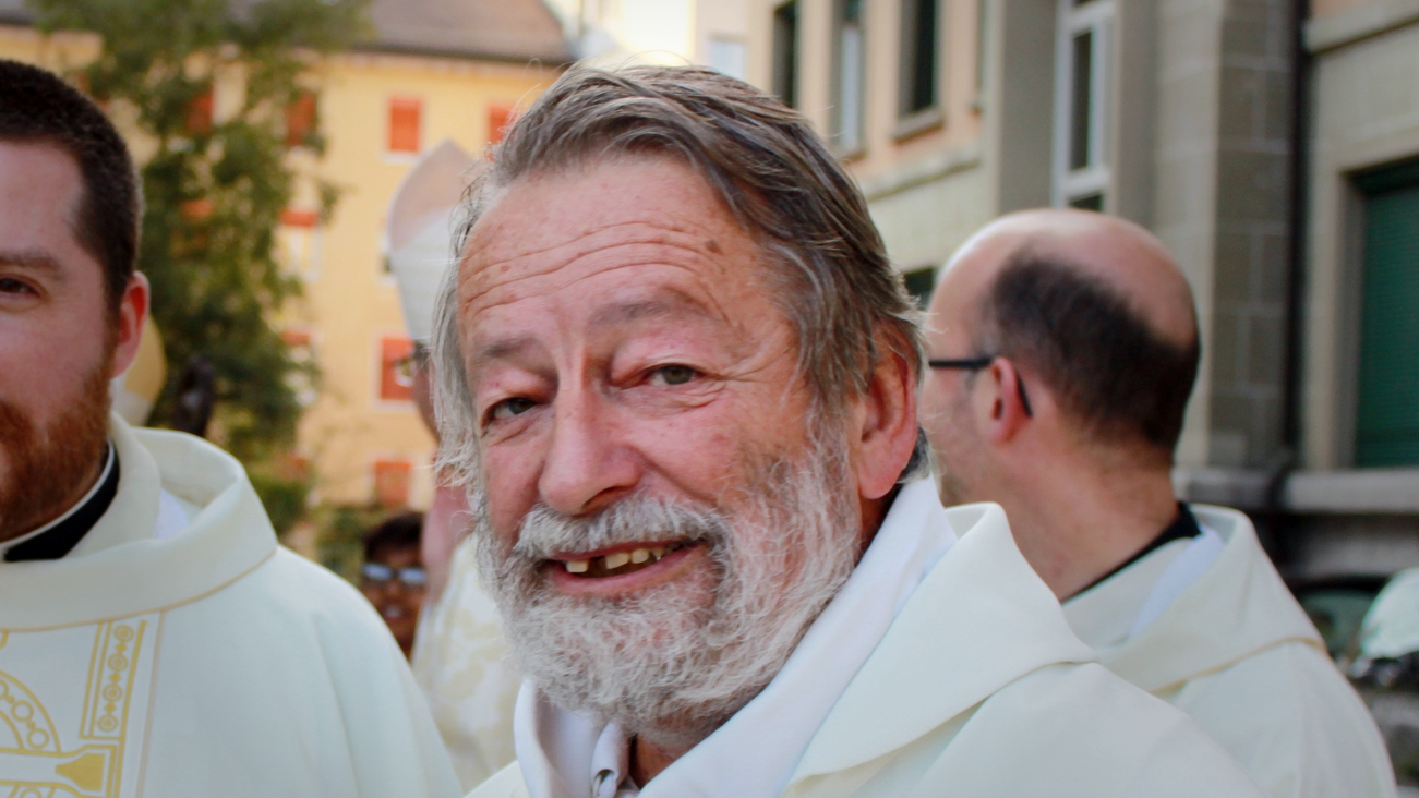 L'abbé Marc Donzé, ancien vicaire épiscopal du canton de Vaud (Photo: Bernard Litzler)