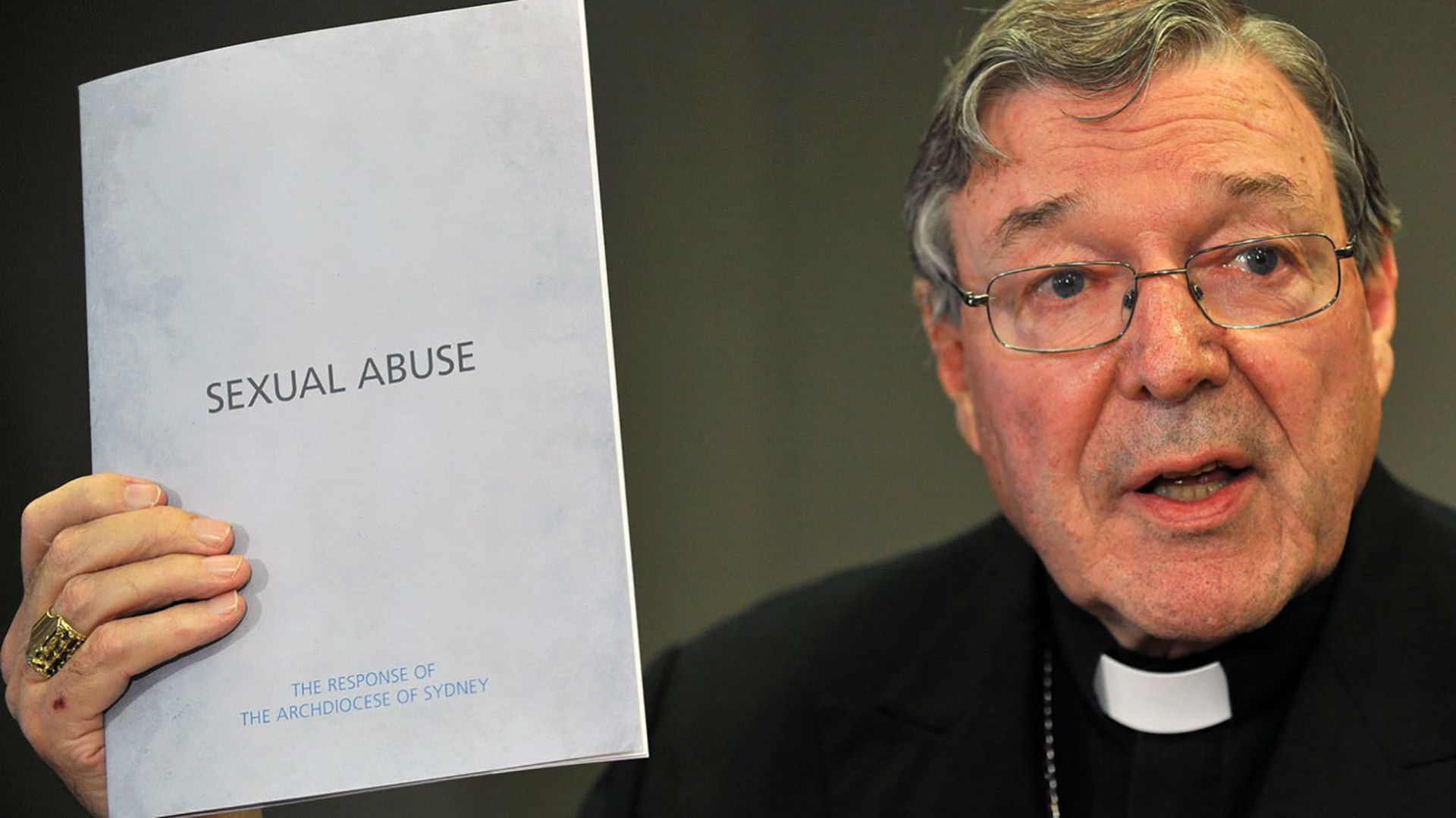 George Pell, préfet du Secrétariat pour l’économie, répond à ses détracteurs. (Photo: Keystone)