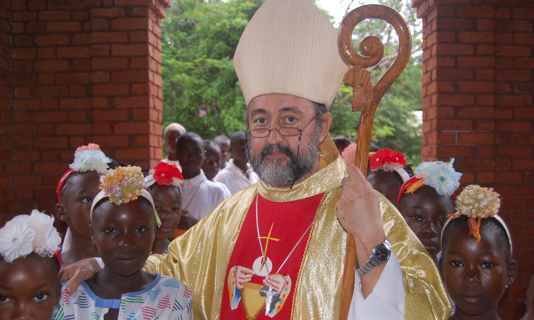 Mgr Aguirre, évêque du diocèse de Bangasou, en Centreafrique. (Photo: AED/acn)