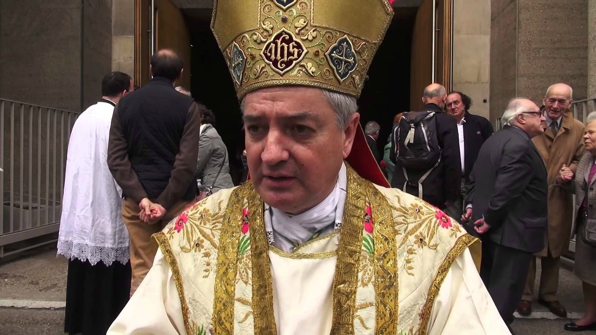 Mgr Marc Aillet, évêque de Bayonne. (Photo: capture écran)