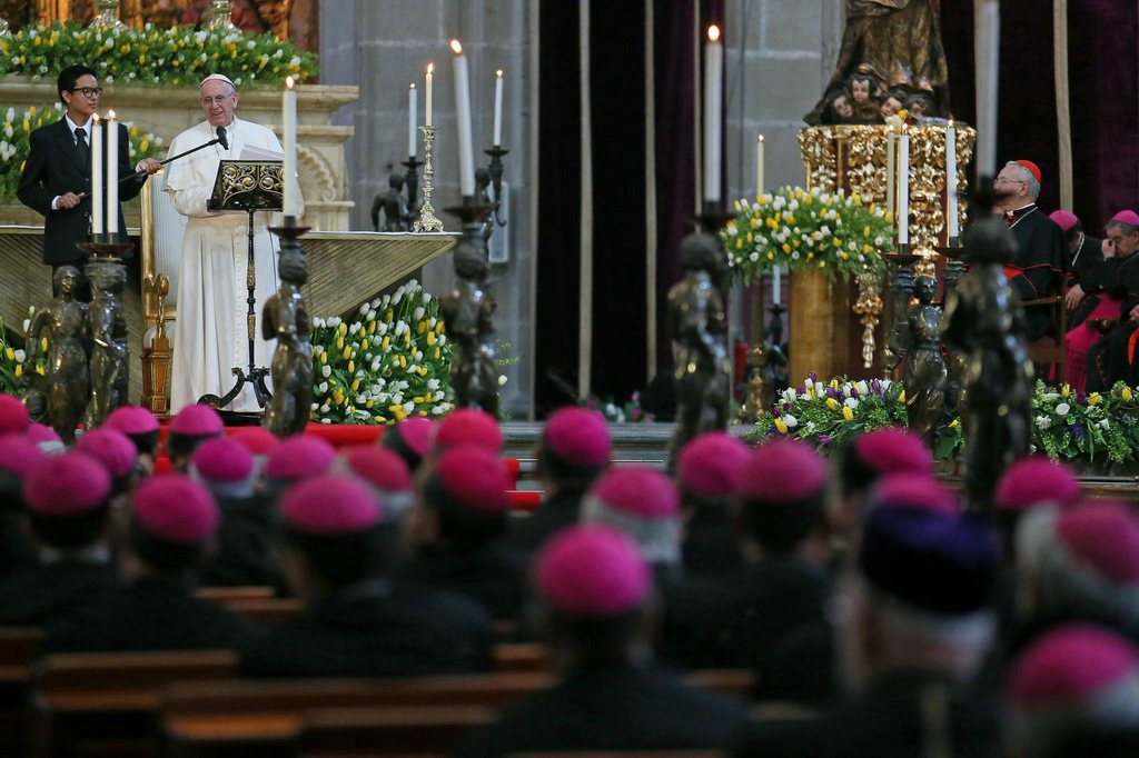 Le pape a exhorté les évêques à une "conversion pastorale" (Photo: Keystone)