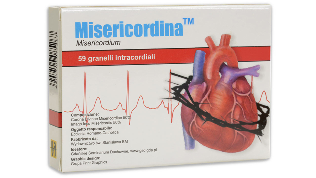Misericordina, un "médicament spirituel" contenant un chapelet (Photo:  www.holyart.fr)