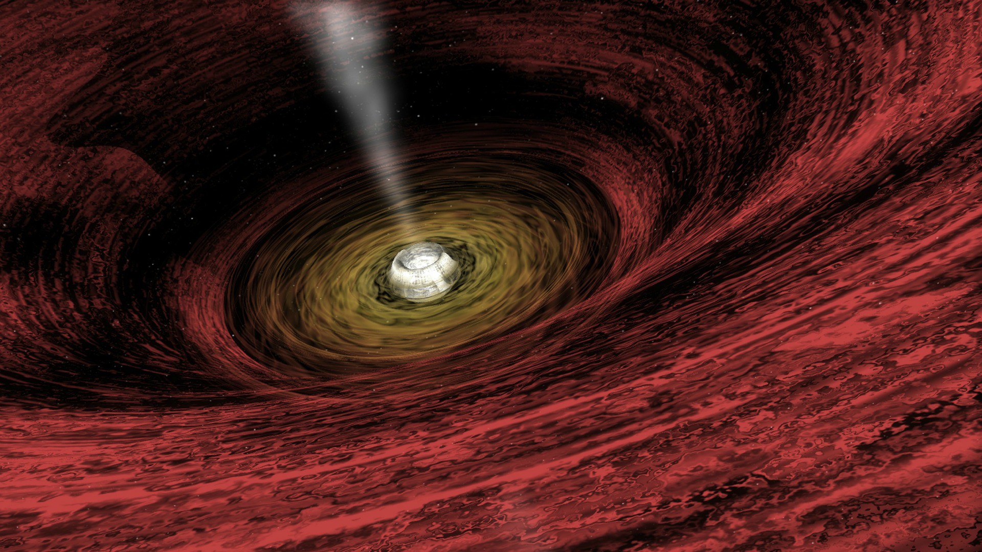 Les ondes gravitationnelles, théorisées par Albert Eisnstein en 1915, permettent de déceler la présence de trous noirs dans l'univers. (Photo: Flickr/NASA/CXC/M.Weiss/CC BY-NC 2.0)