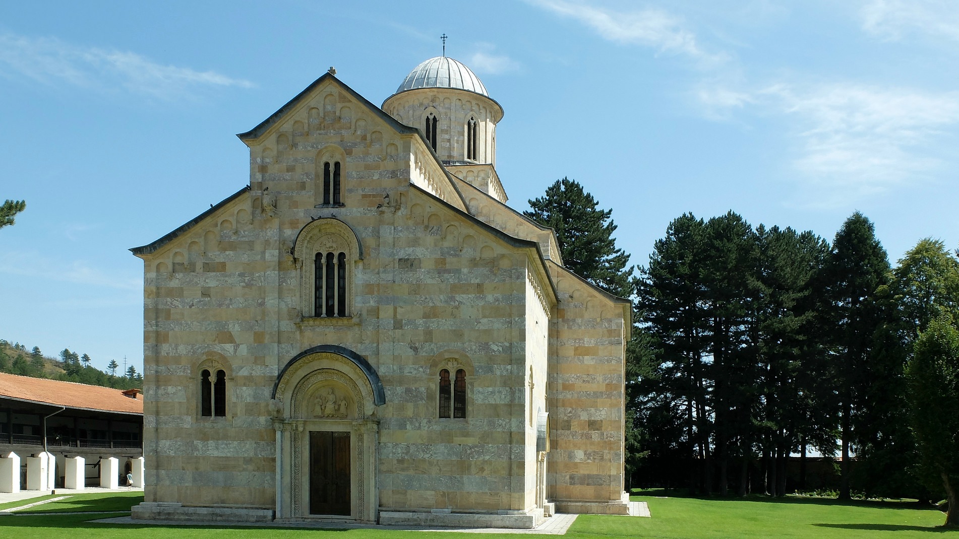 L'église du monastère orthodoxe de Visoki Decani, au Kosovo (Photo:Fabio Pecchio/Flickr/CC BY-SA 2.0)
