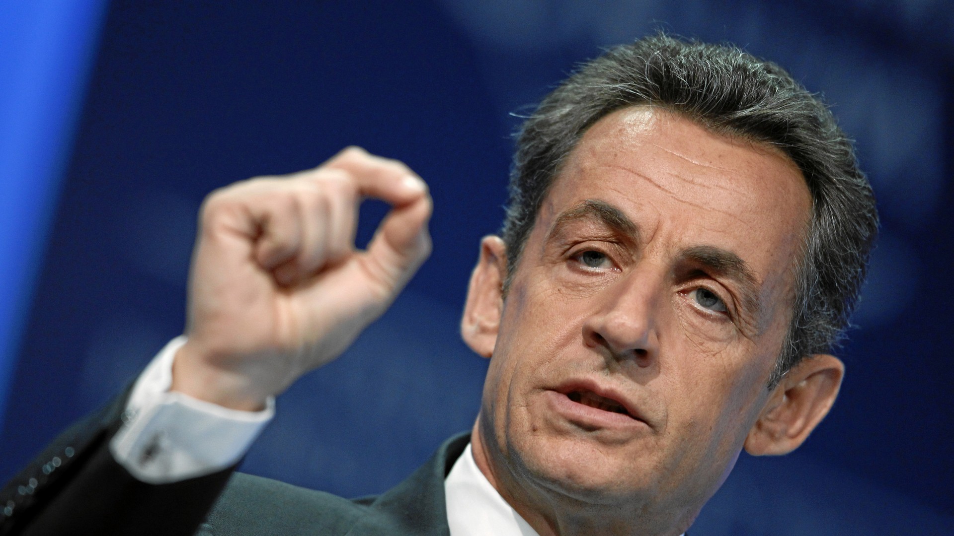 L'ancien président français Nicolas Sarkozy  (photo wikimedia commons Moritz Hager CC BY-SA 2.0)