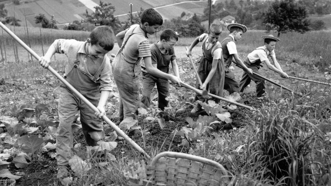 Jusqu'en 1981, en Suisse, des milliers d'enfants ont été placés de force dans des familles ou des institutions (Photo:Peter Studer-Walter Studer/Keystone)