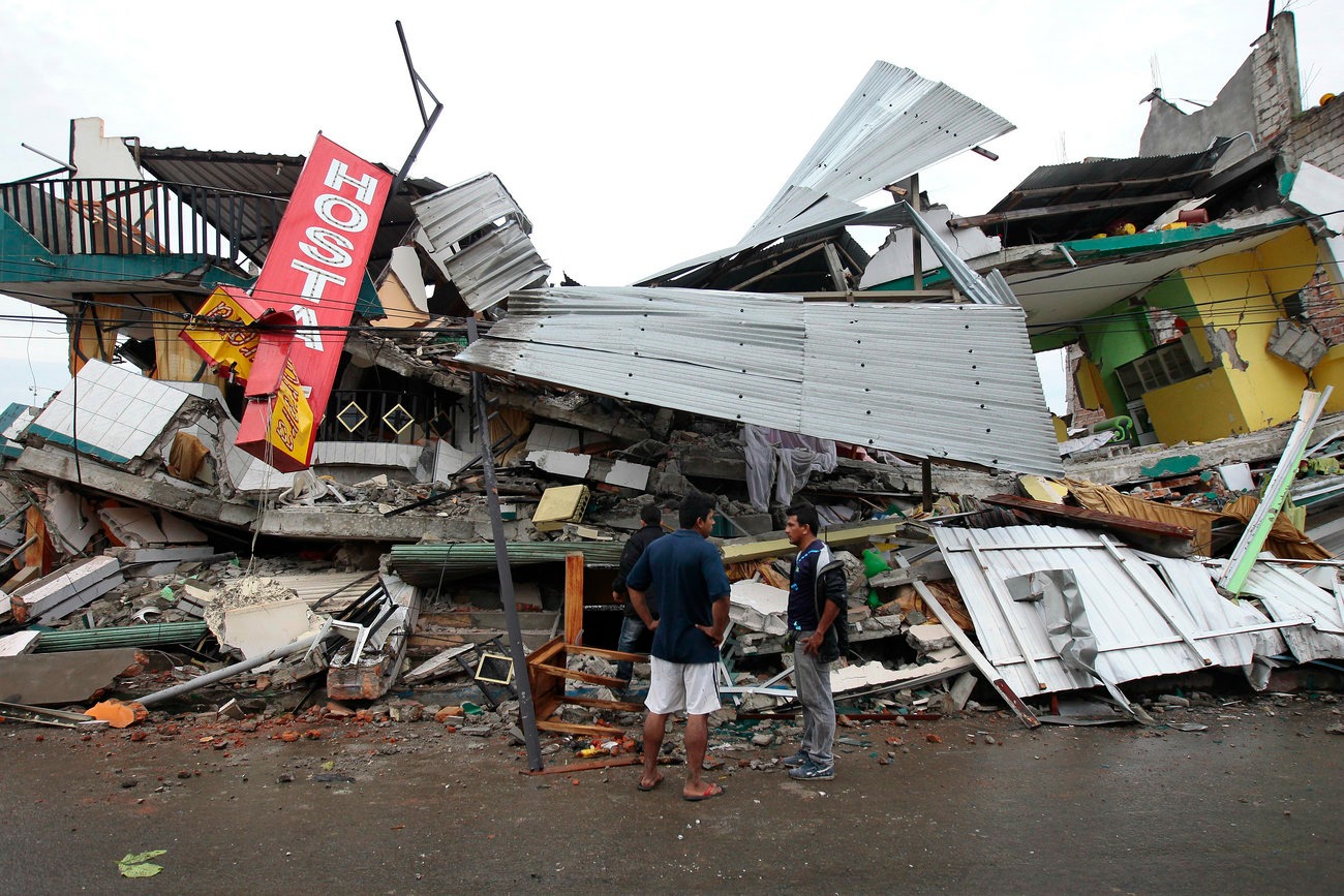 Tremblement de terre en Equateur. (Photo: Keystone)