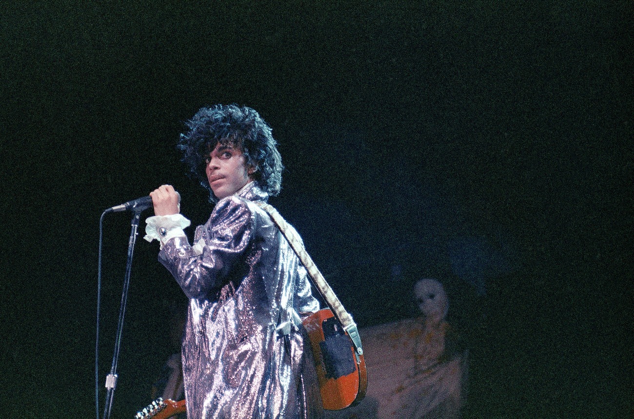 Prince, ici en concert en 1985. (Photo: Keystone)