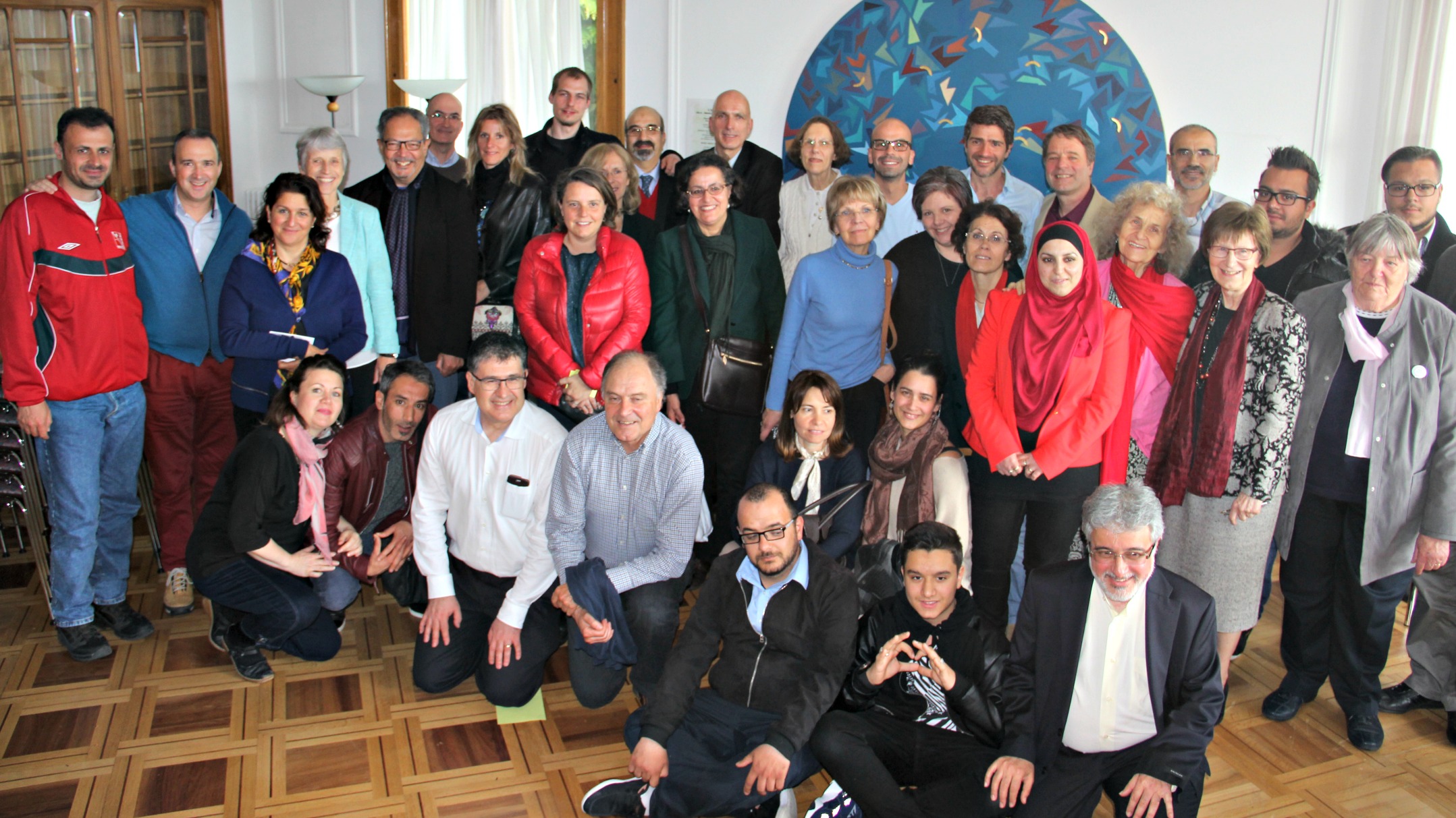 Musulmans et chrétiens se sont rencontrés à la maison de l'Arzilier, à Lausanne (Photo:Daniel Kandaouroff)