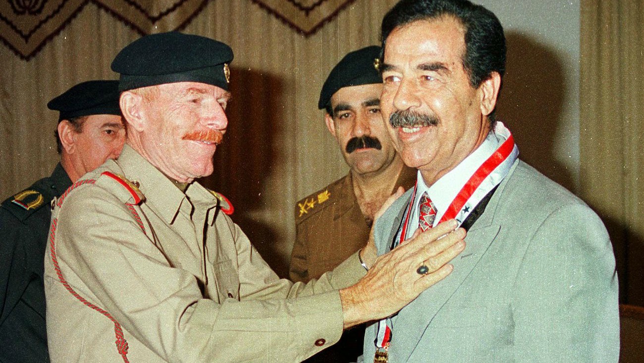 Izzet el-Duri (à g.) était le vice-président de Saddam Hussein (Photo:Keystone)