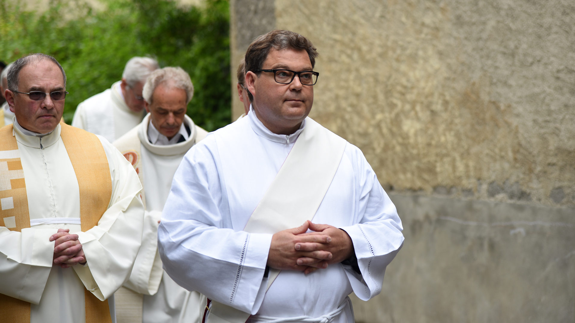 Lionel Girard a été ordonné prêtre pour le diocèse de Sion, le 29 mai 2016 à la cathédrale (Photo: Pierre Pistoletti)