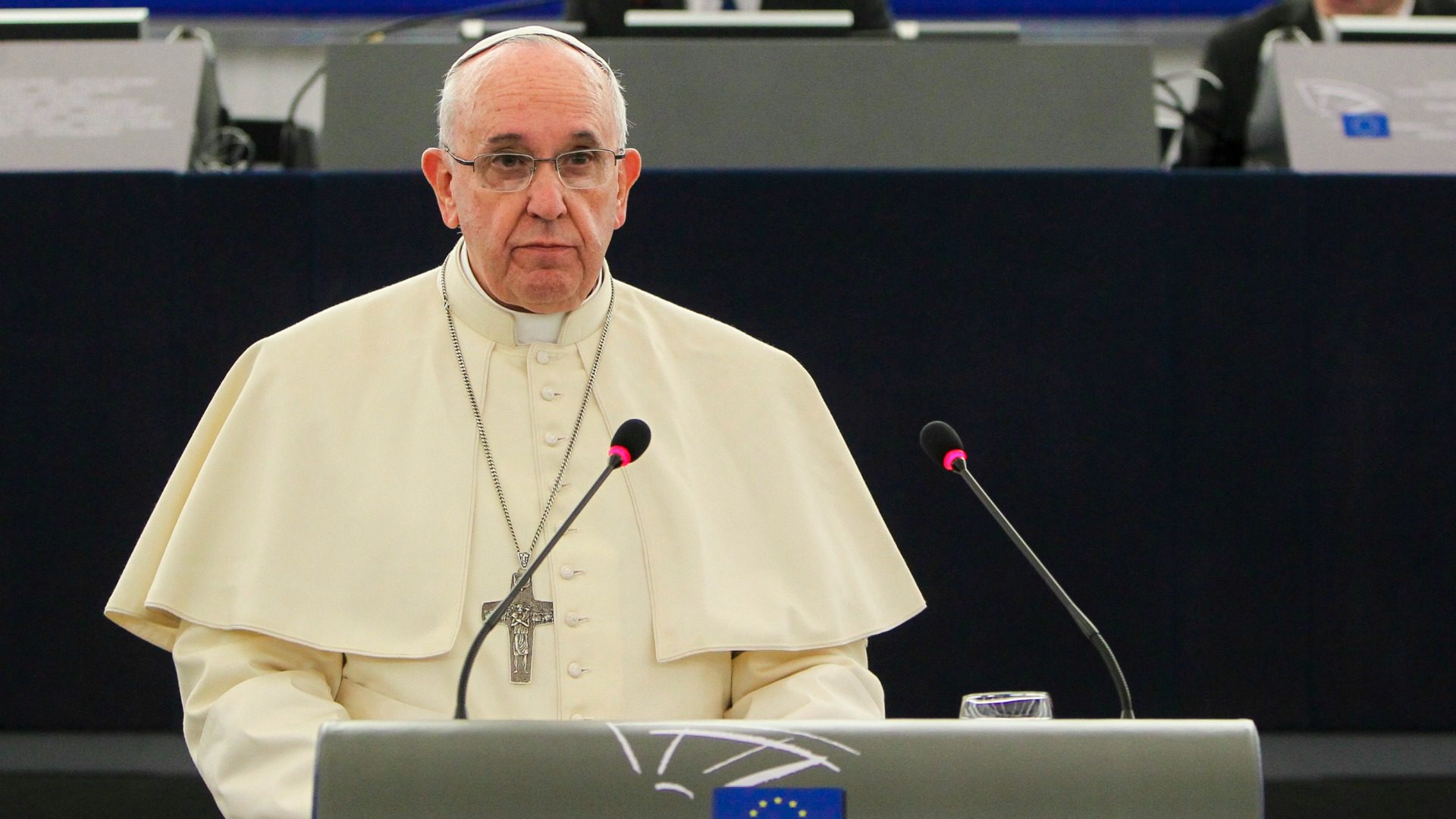 Le pape François au parlement européen en novembre 2014 | © Flickr/Martin Schulz/CC BY-NC-ND 2.0