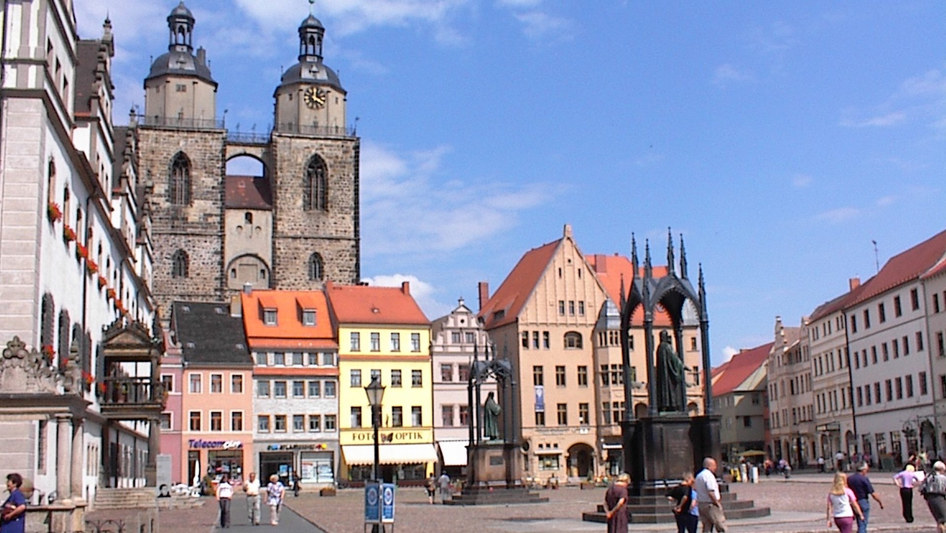 Wittenberg, la ville du réformateur Martin Lurther, au nord de l'Allemagne (photo wikimedia commons Anneli Salo CC BY 3.0)