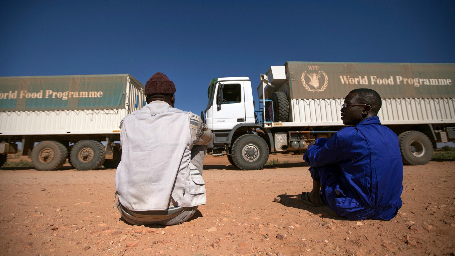 Distribution d'aide alimentaire dans le Nord du darfour. (Photo: Flickr/PAM/CC BY-NC-ND 2.0)