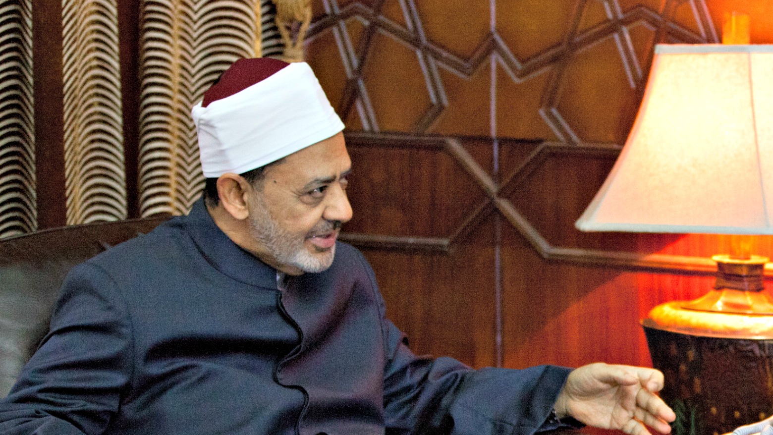 Le cheikh Ahmed el-Tayeb, grand imam de l'Université Al-Azhar (Photo:European External Action Service/Flickr/CC BY-NC-ND 2.0)