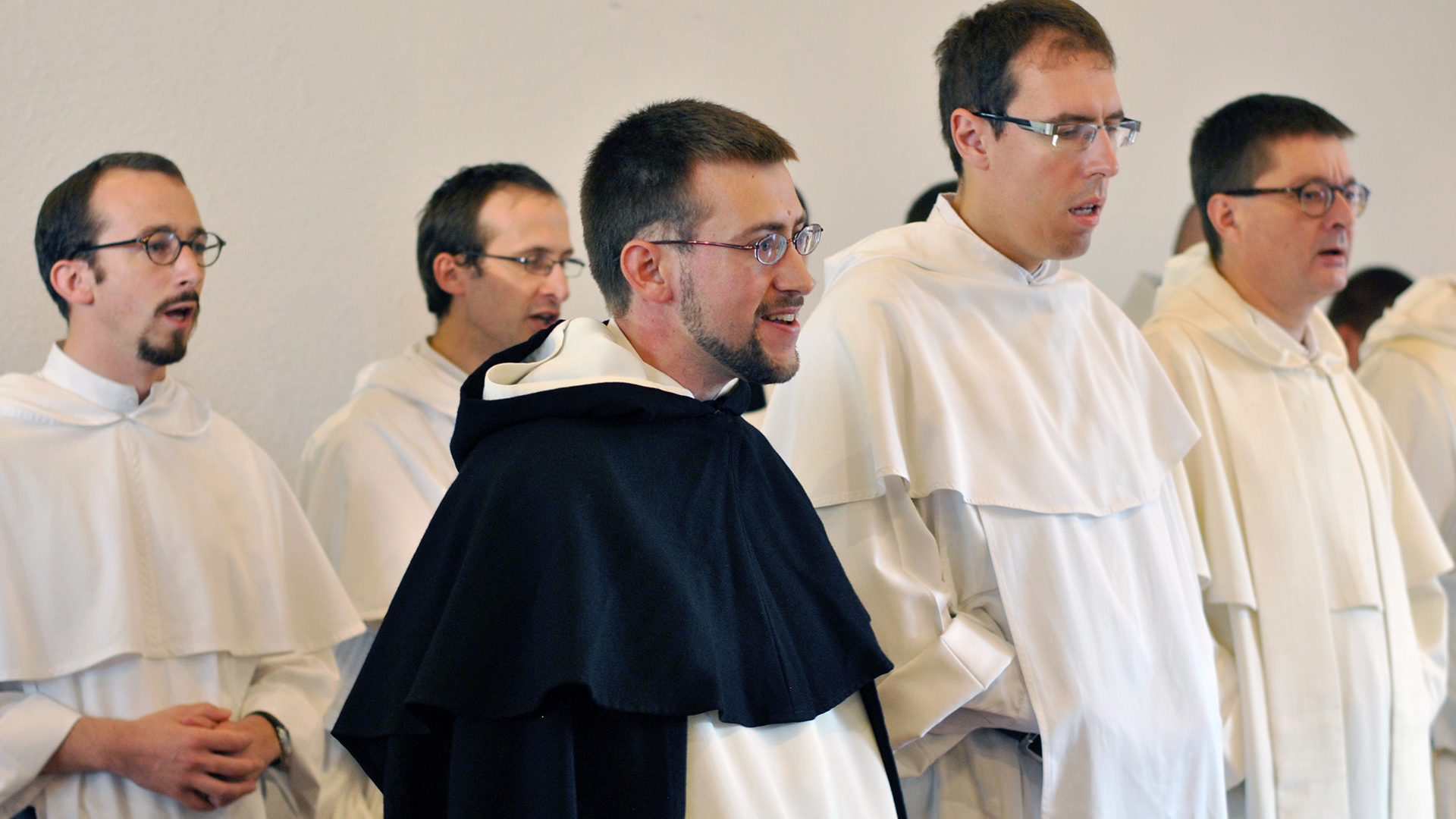 Cinq frère dominicains, dont Pierre de Marolles (photo), seront ordonnés diacres à Fribourg, le 25 juin 2016 (Photo: Pierre Pistoletti)