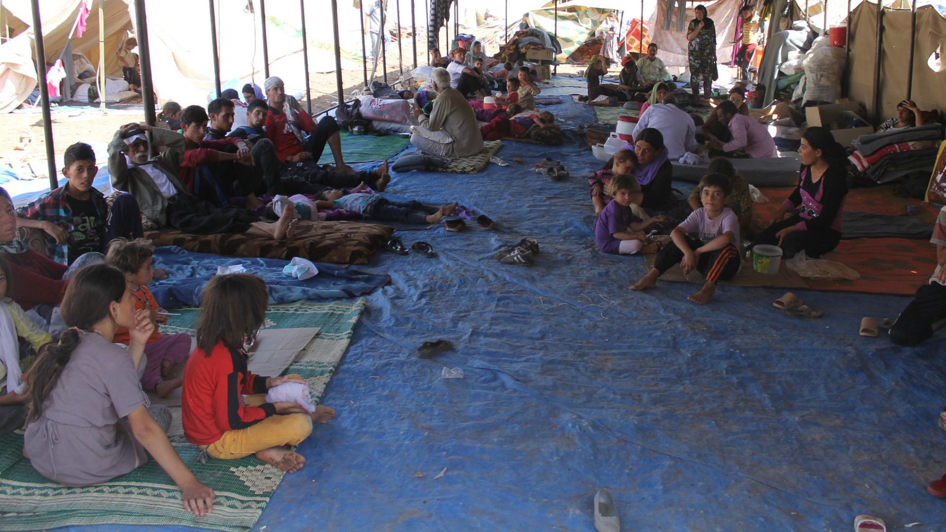 Réfugiés yézidis dans le camp de Newroz, dans la province d'Al-Hassakah au nord-est de la Syrie. (Photo: Flickr/Rachel Unkovic/International Rescue Committee/CC BY 2.0)