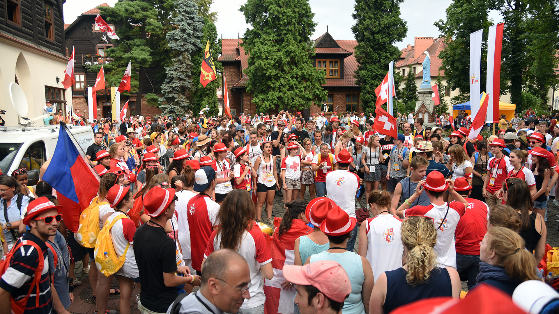 900 jeunes ont assisté à la rencontre suisse (Photo: Pierre Pistoletti)